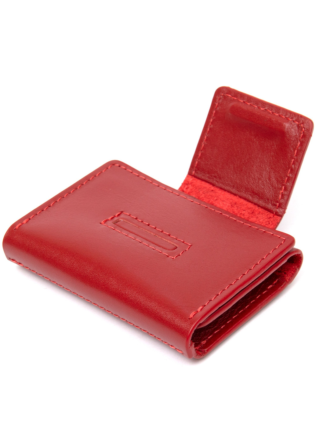 Жіноча шкіряна візитниця 7х10х1,5 см Grande Pelle (252413390)