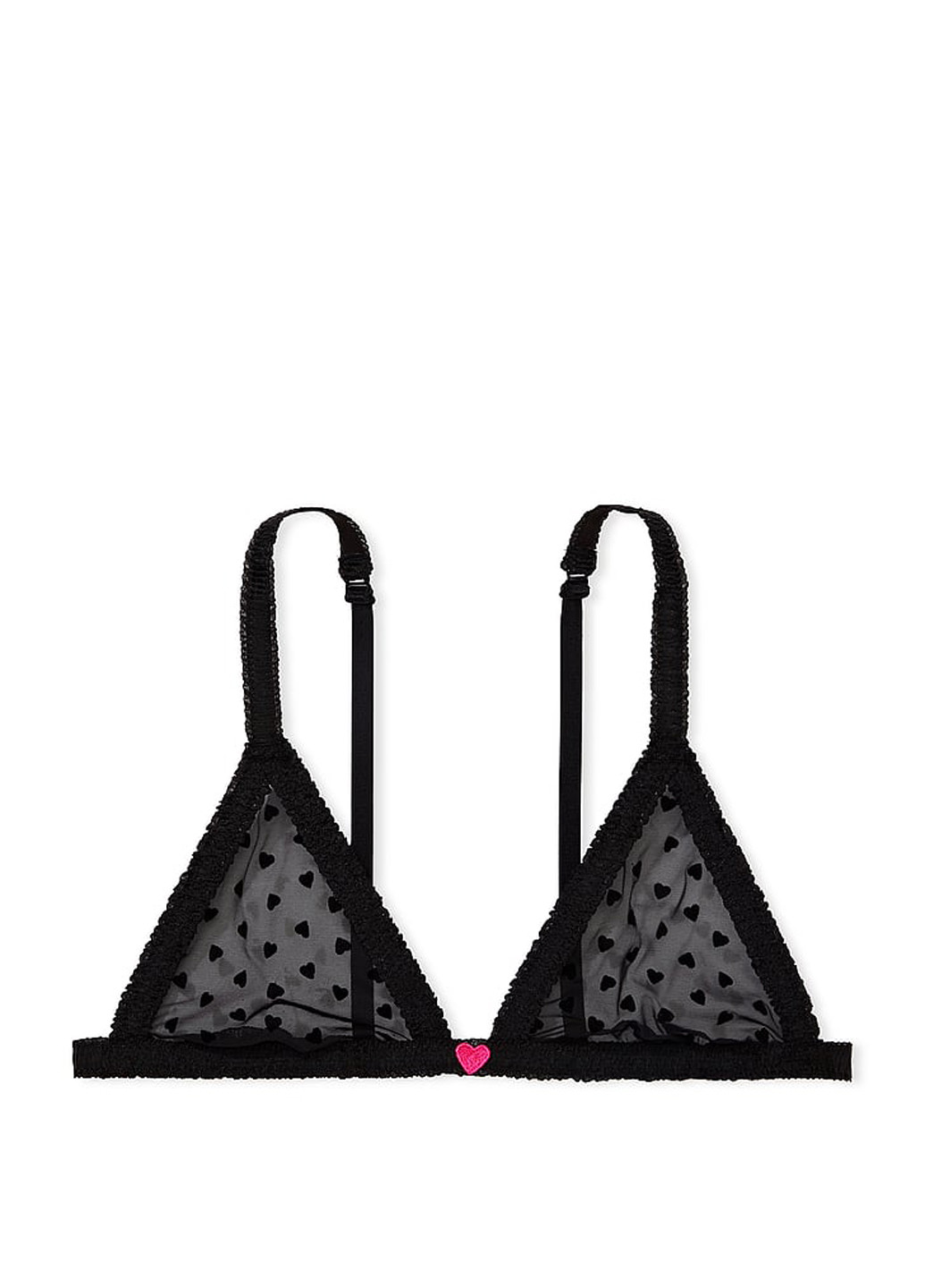 Чорний демісезонний комплект (бюстгальтер, трусики) Victoria's Secret