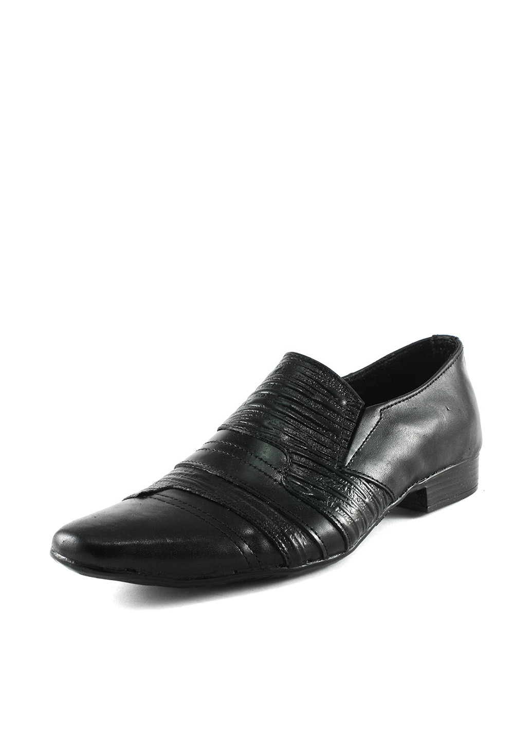 Черные туфли без шнурков GSL