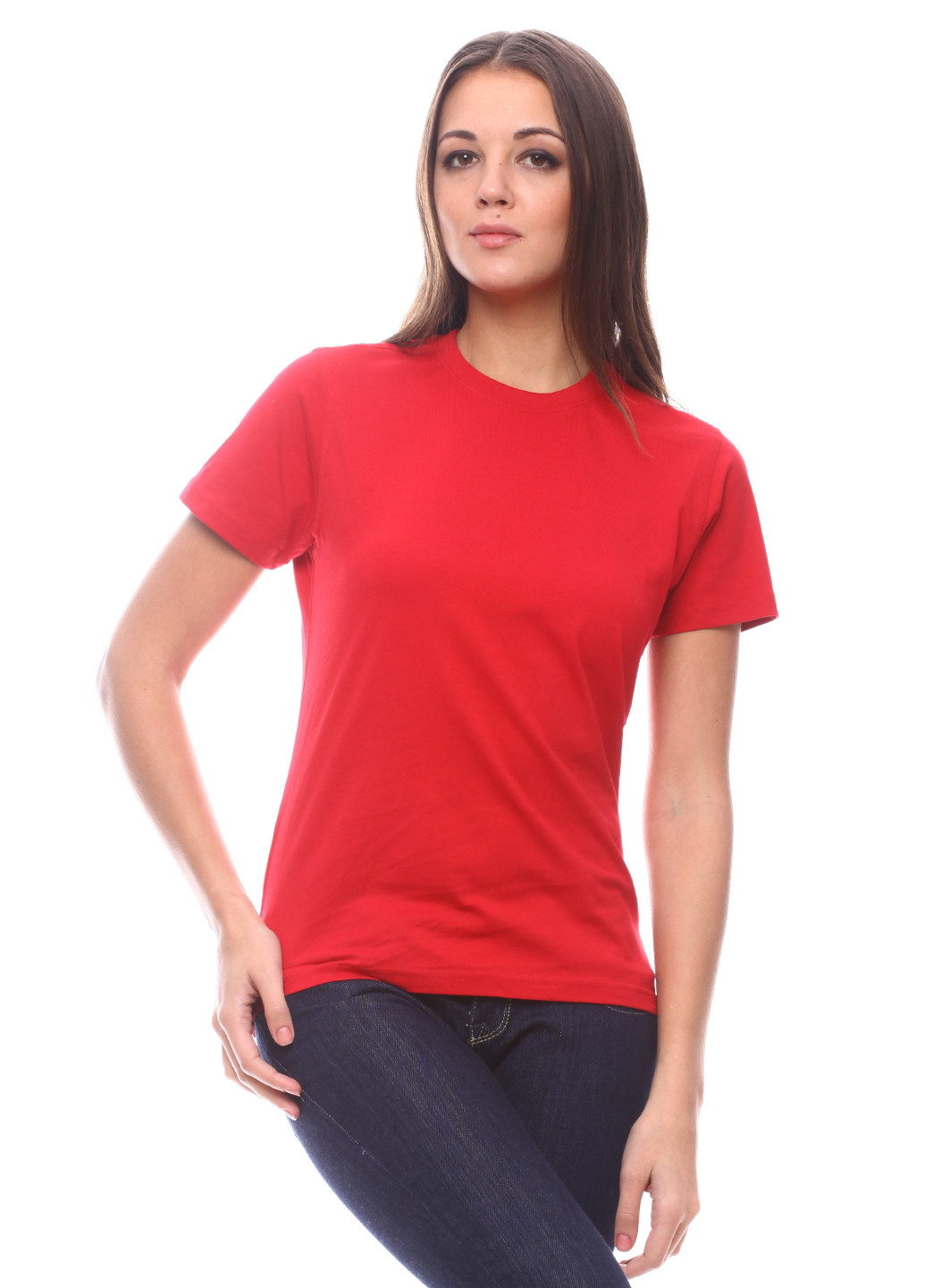 Красная летняя футболка James Harvest