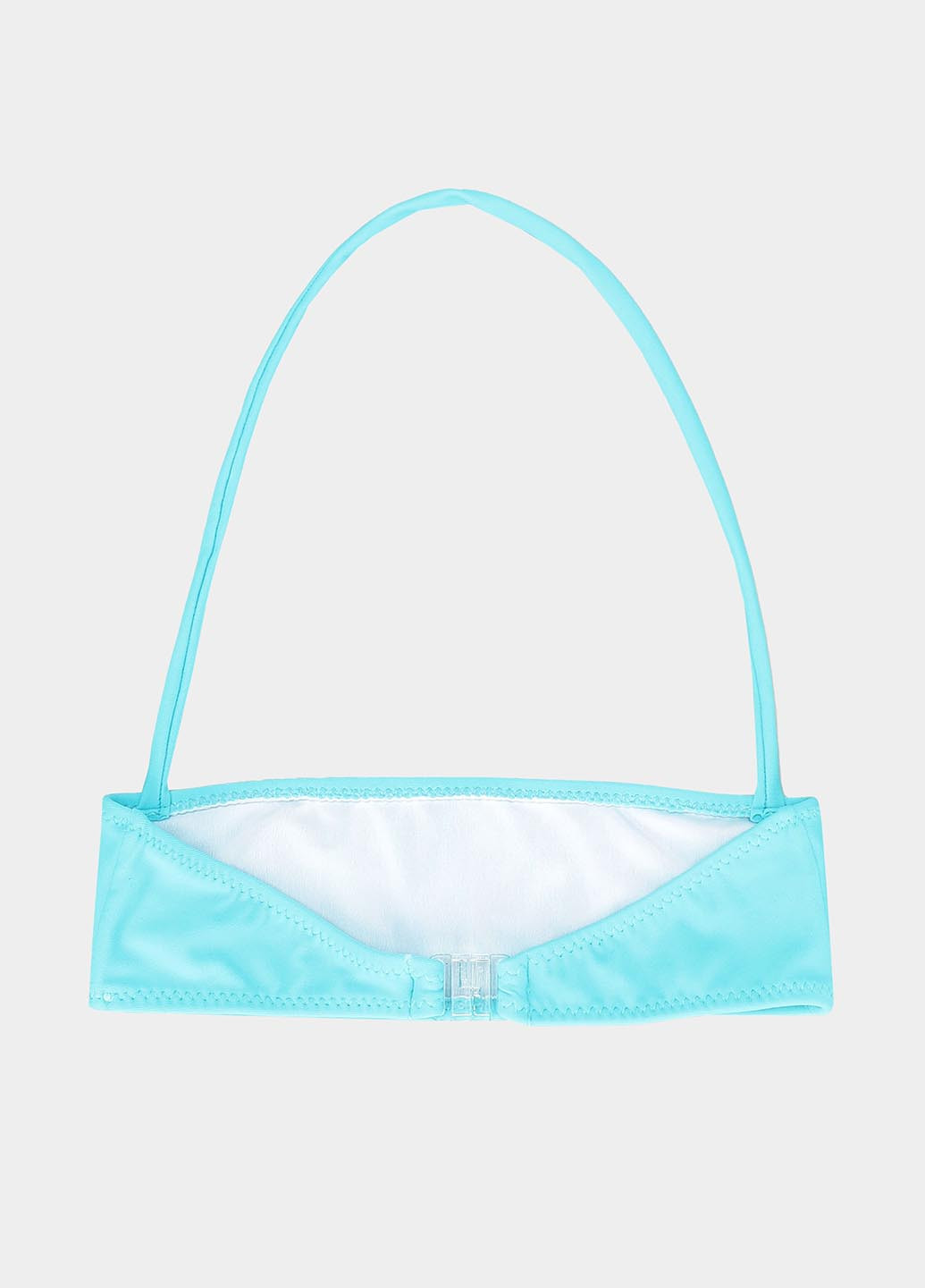 Светло-бирюзовый демисезонный купальник (лиф, трусики) раздельный, топ Piazza Italia