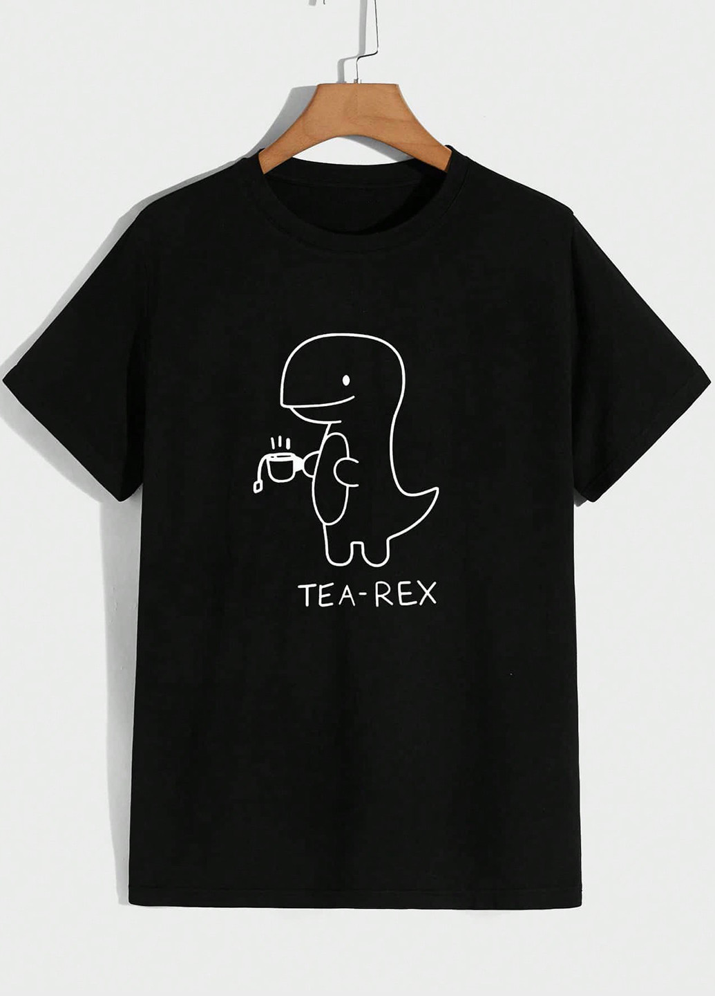 Чорна футболка SHEIN