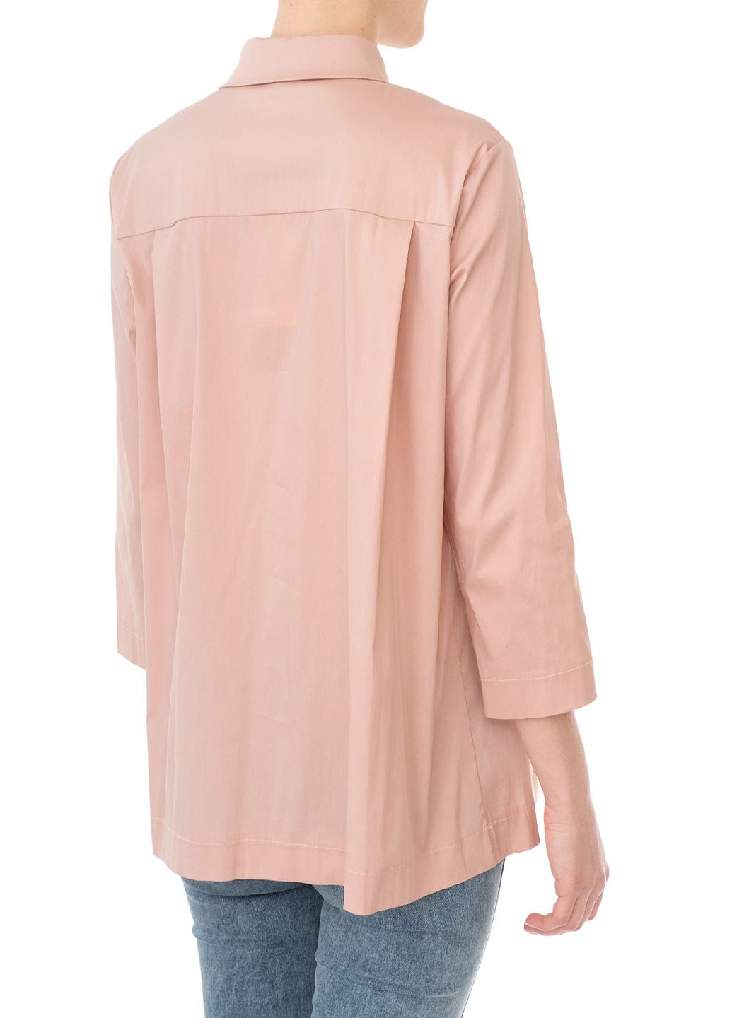 Розовая летняя блуза Please