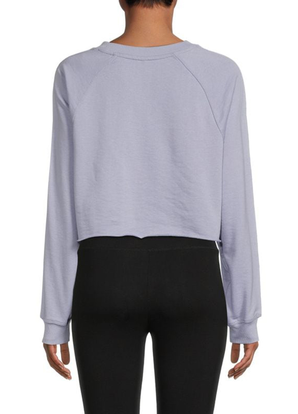 Голубой свитшот Calvin Klein надпись лампасы (265623037)