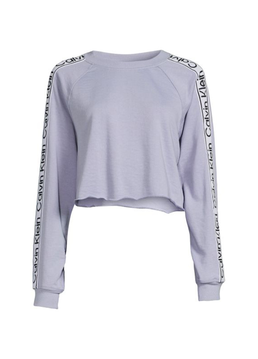 Голубой свитшот Calvin Klein надпись лампасы (265623037)