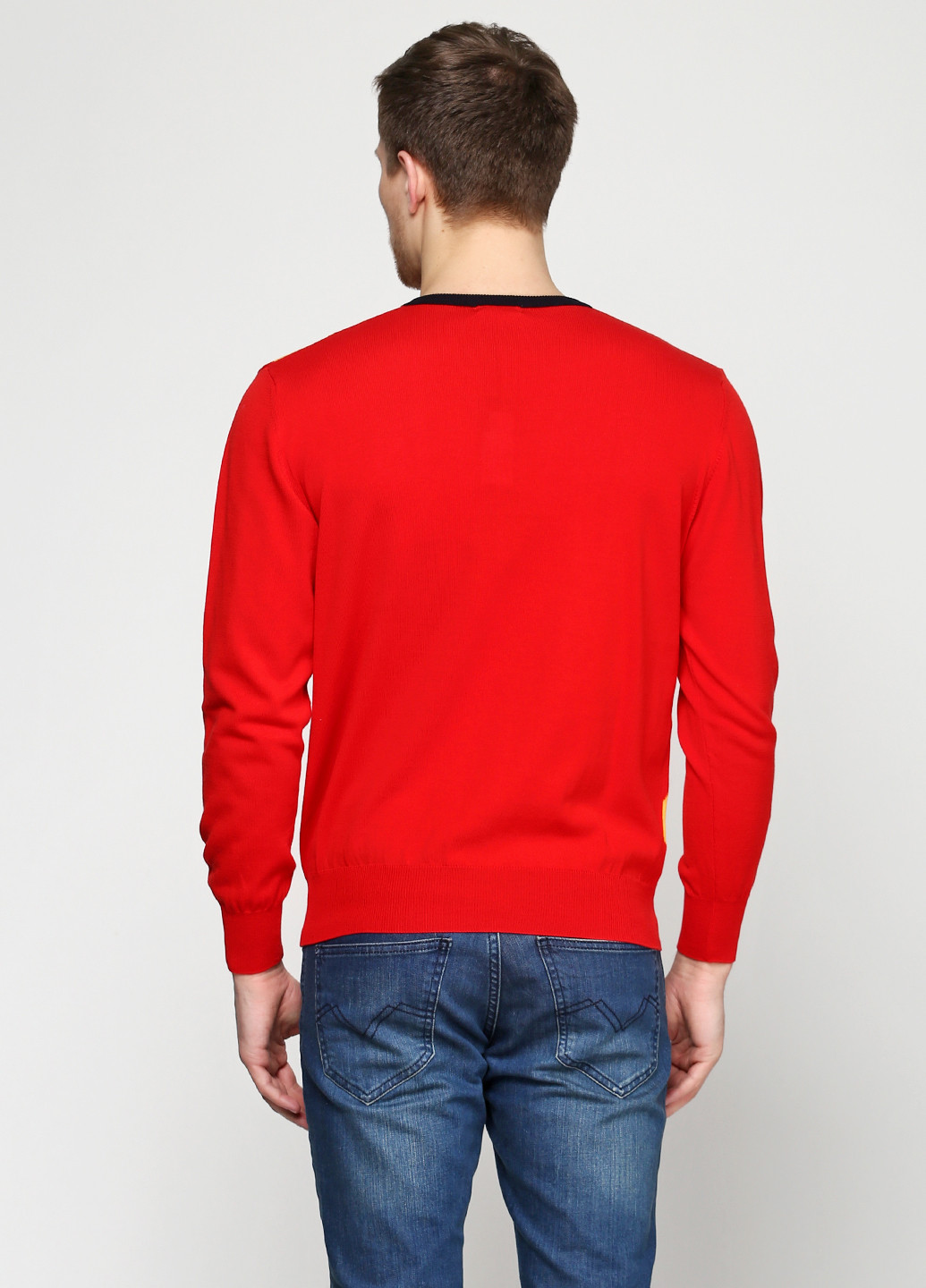 Красный демисезонный пуловер пуловер Barbieri