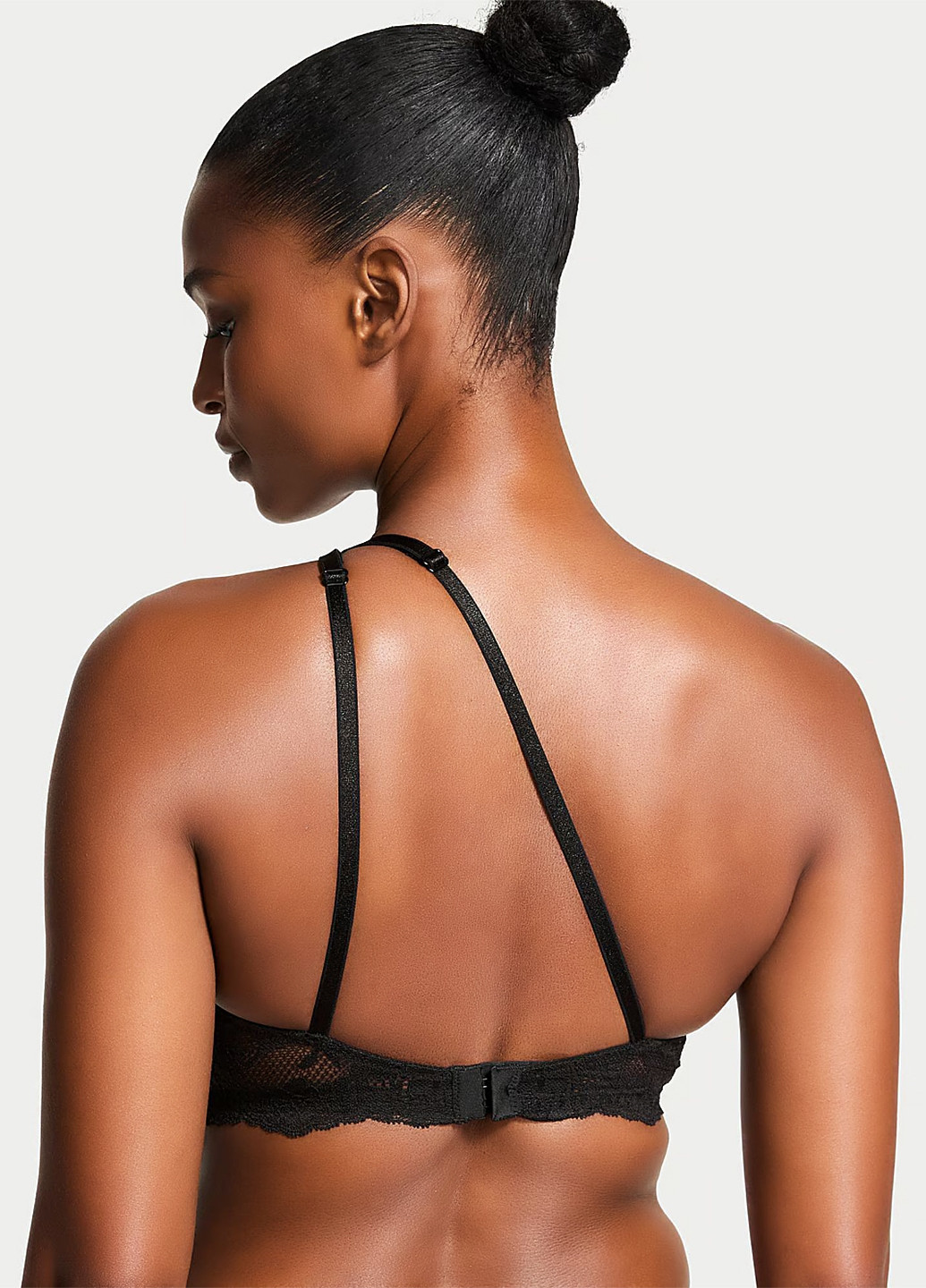 Чорний демісезонний комплект ( бюстгальтер, трусики) Victoria's Secret