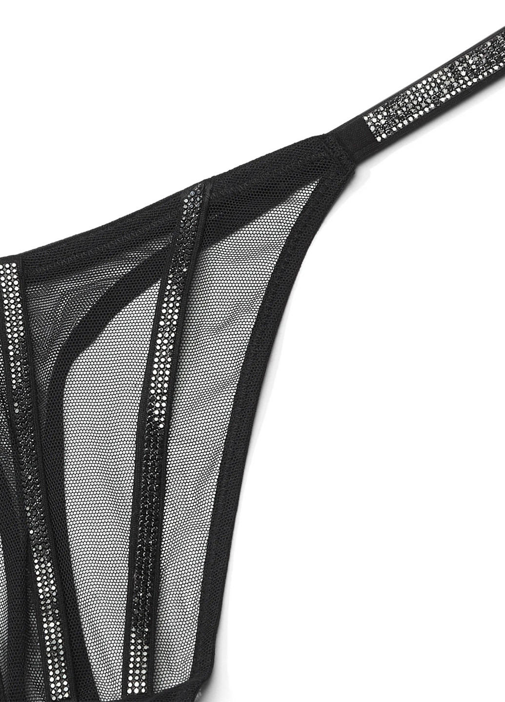 Чорний демісезонний комплект ( бюстгальтер, трусики) Victoria's Secret