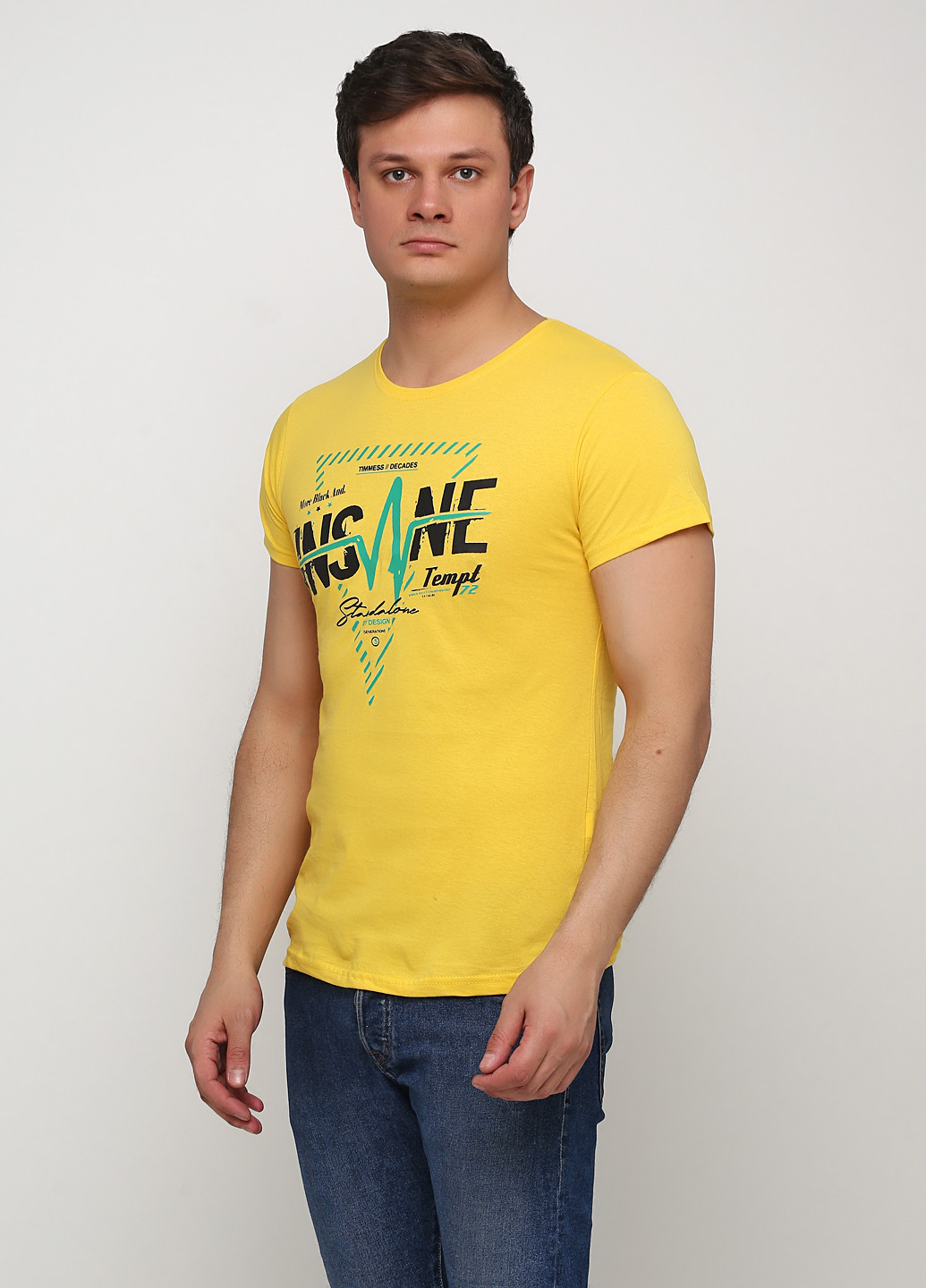Желтая футболка By strongman