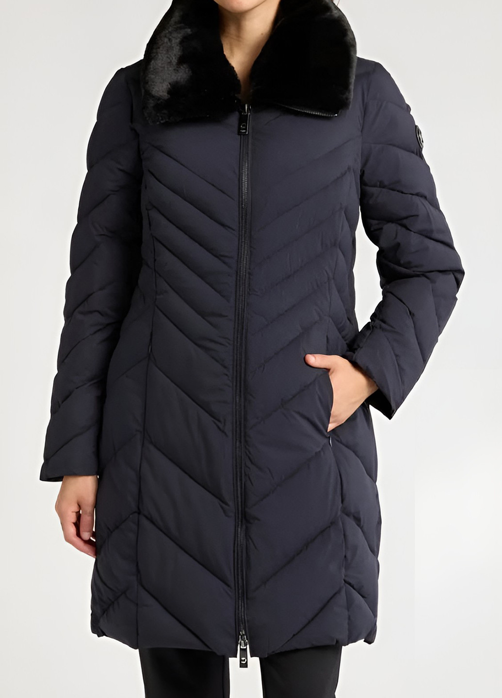 Синяя зимняя куртка Michael Kors