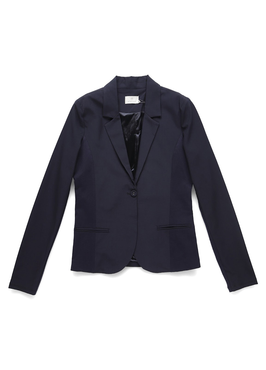 Темно-синий женский жакет Kaffe однотонный - демисезонный