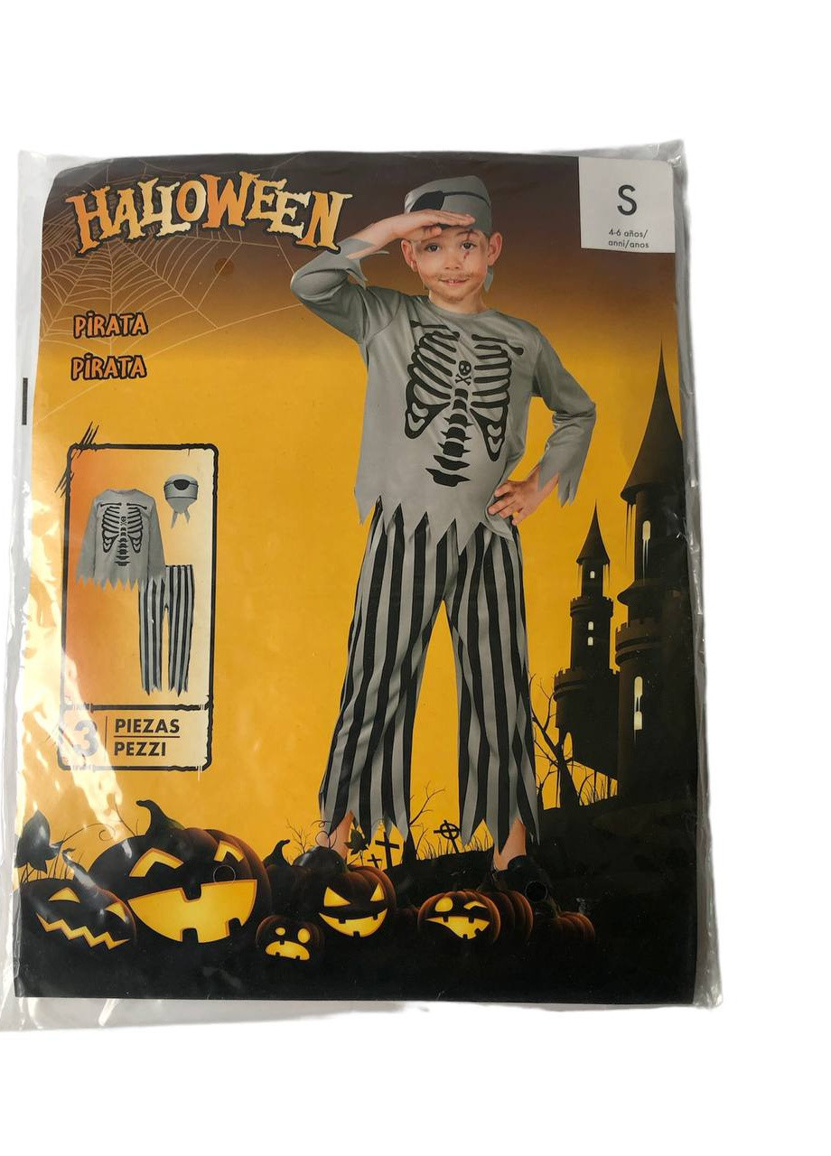 Черный костюм детский для хэллоуина «пират» Lidl
