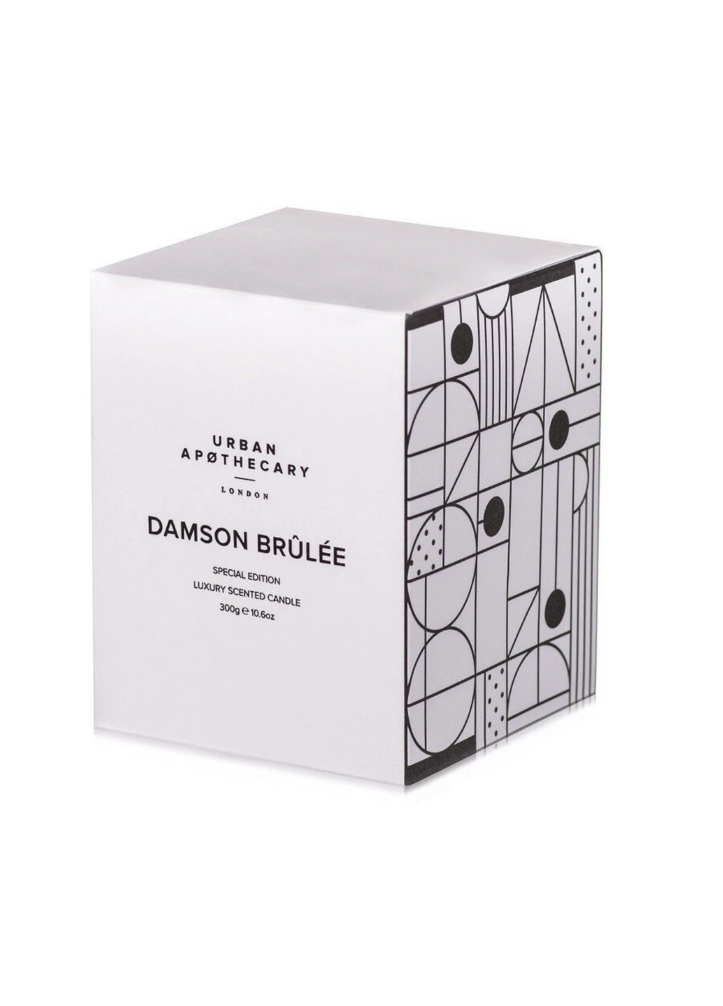 Ароматична свічка з натурального воску Damson Brulee 300 г (UALWDBC300) Urban Apothecary (227516122)