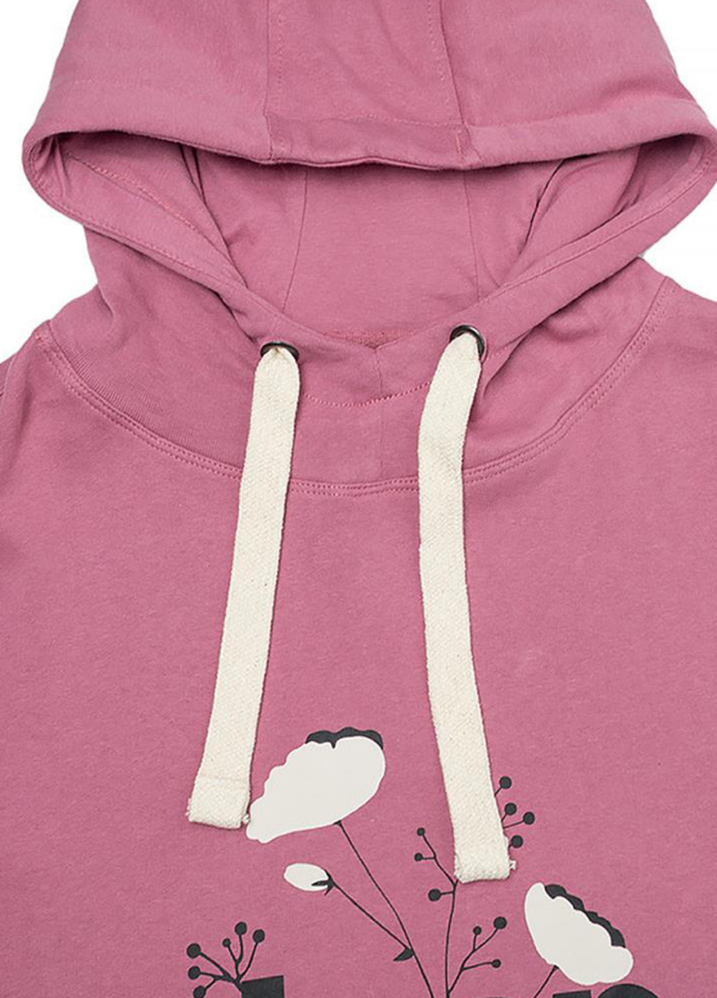 Худи O102606-P490 Jeep Hooded Oversize Sweatshirt Botanical Print (322021342)