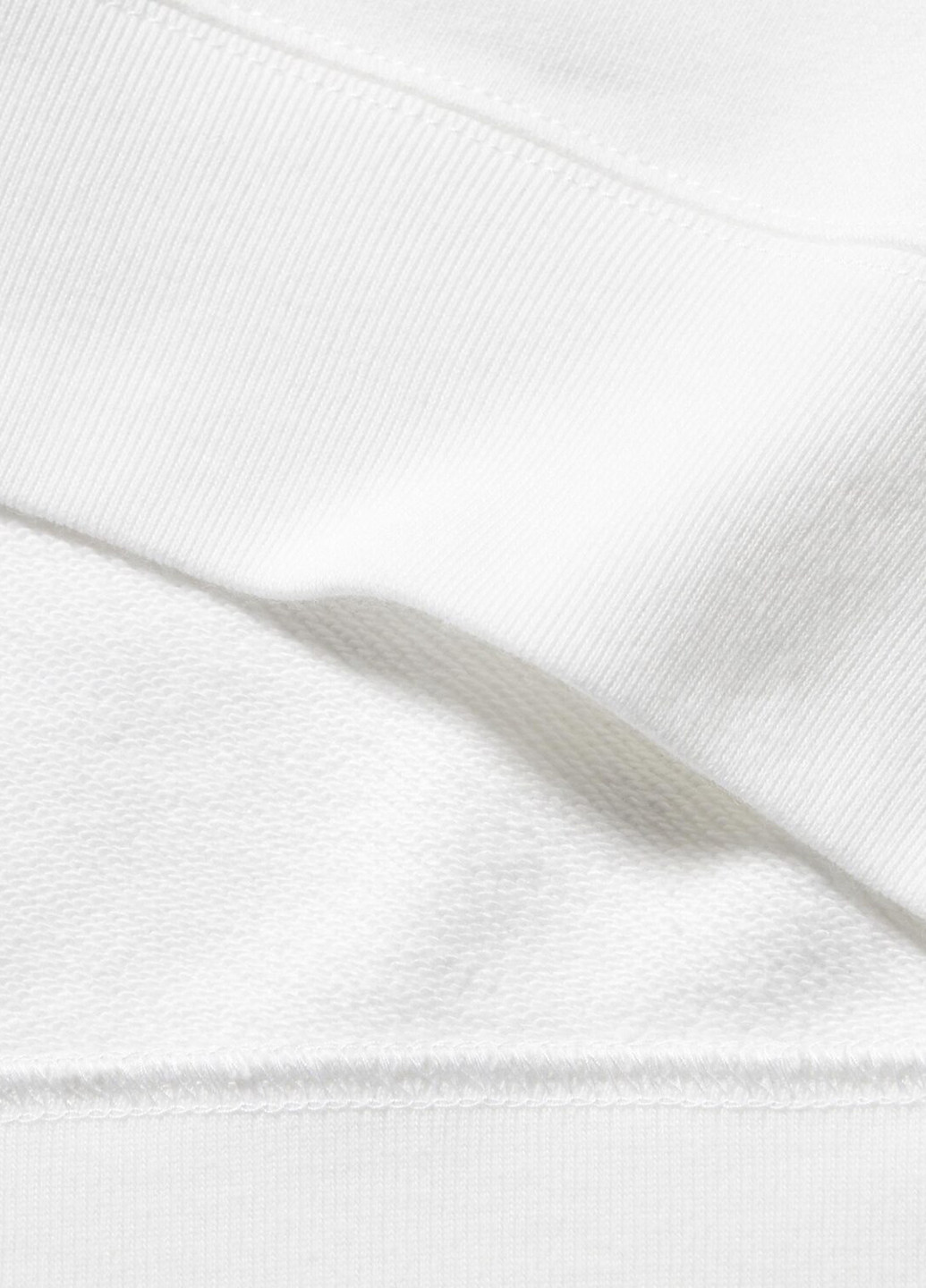 Свитшот Uniqlo - Прямой крой рисунок белый кэжуал хлопок, трехнитка - (277948933)