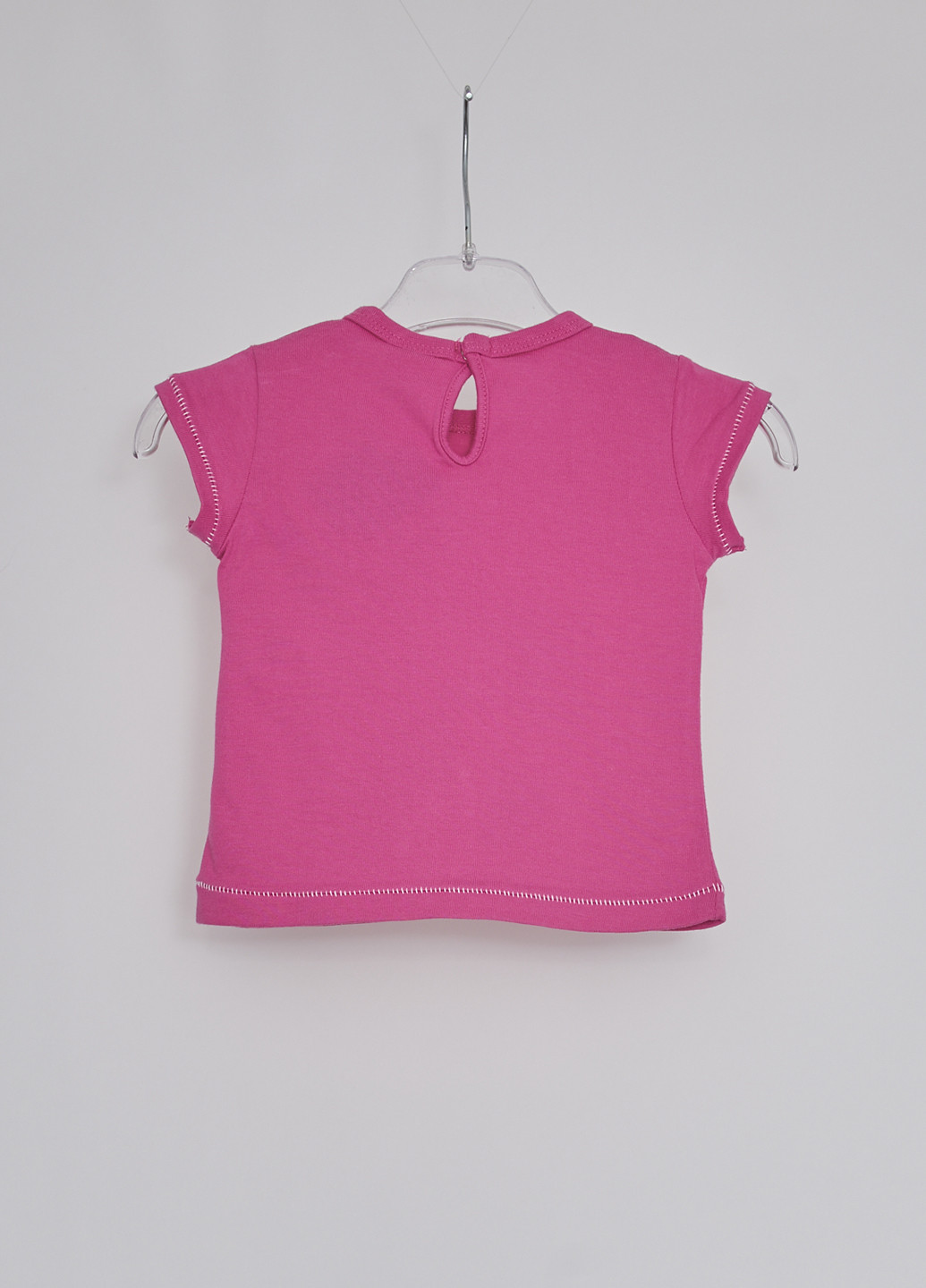 Розовая летняя футболка с коротким рукавом Mauli