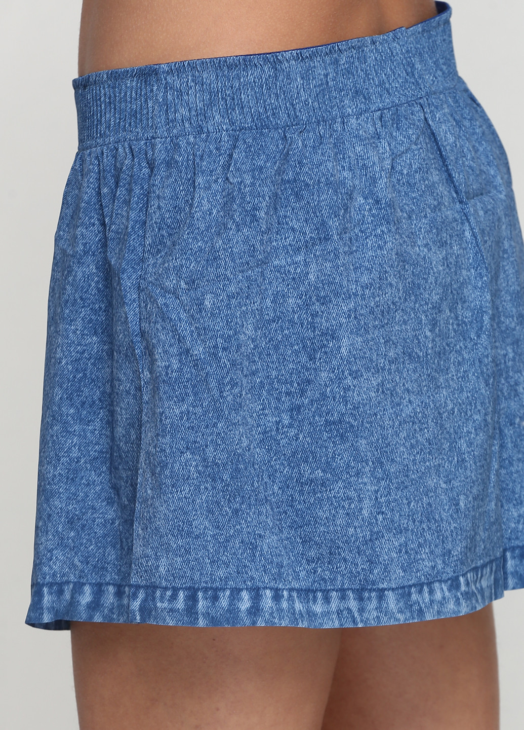 Синяя спортивная варенка юбка Nike а-силуэта (трапеция)