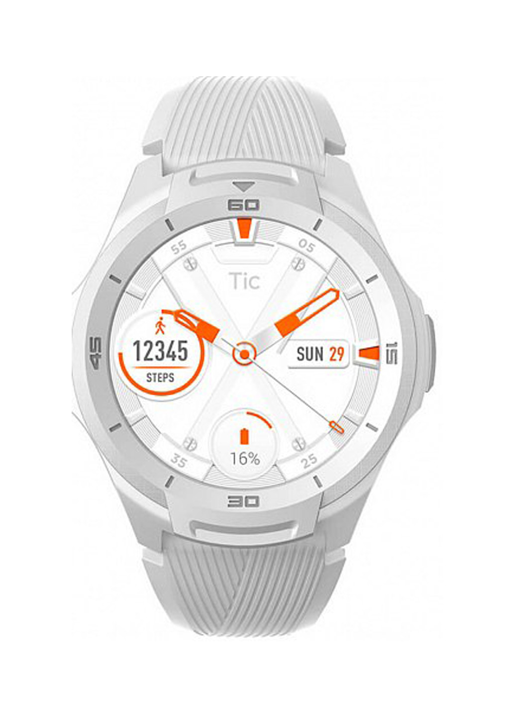 Смарт-годинник MOBVOI ticwatch s2 wg12016 glacier white (p1022000500a) (144071616)