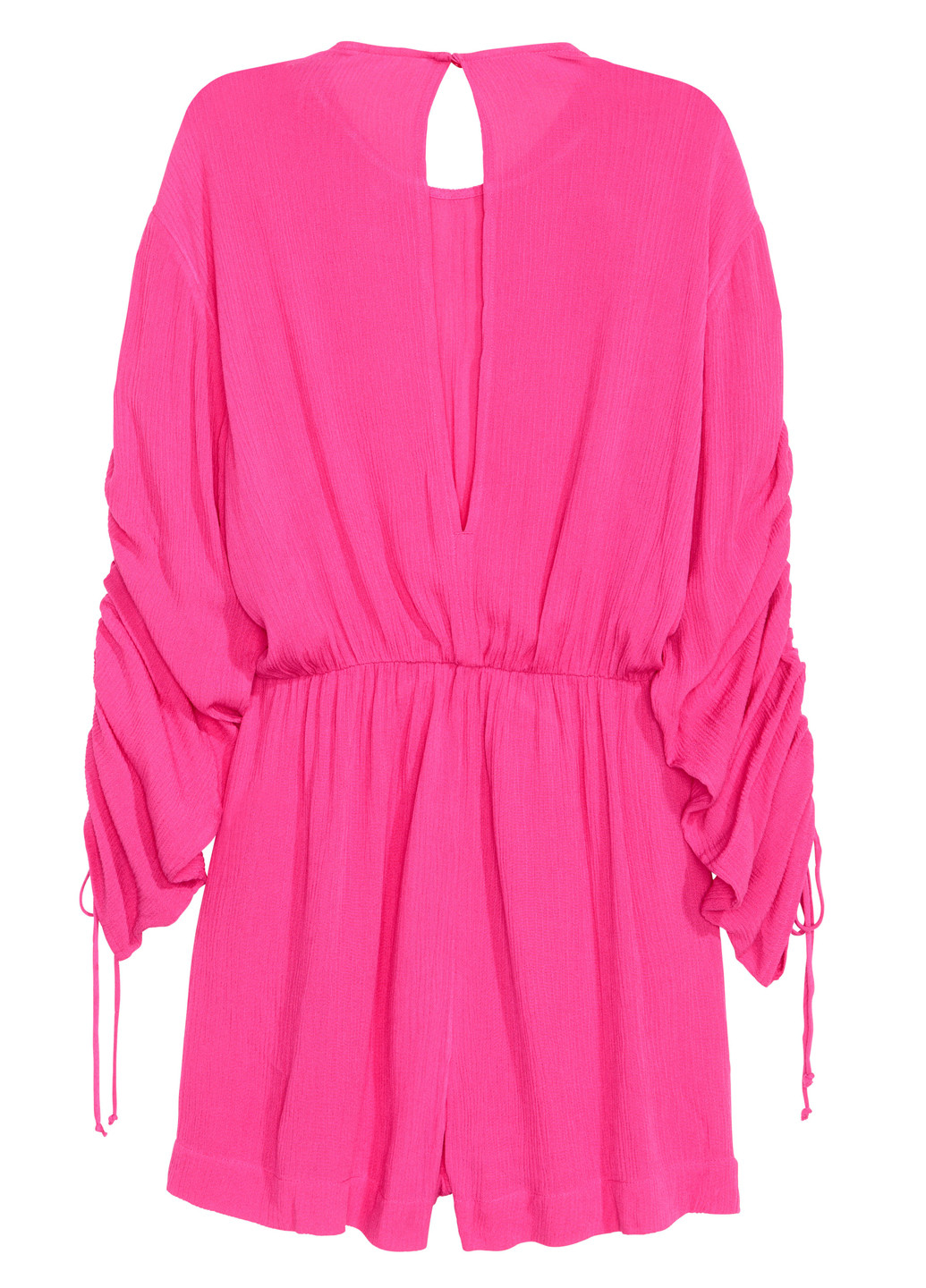 Комбінезон H&M комбінезон-шорти однотонний рожевий кежуал віскоза