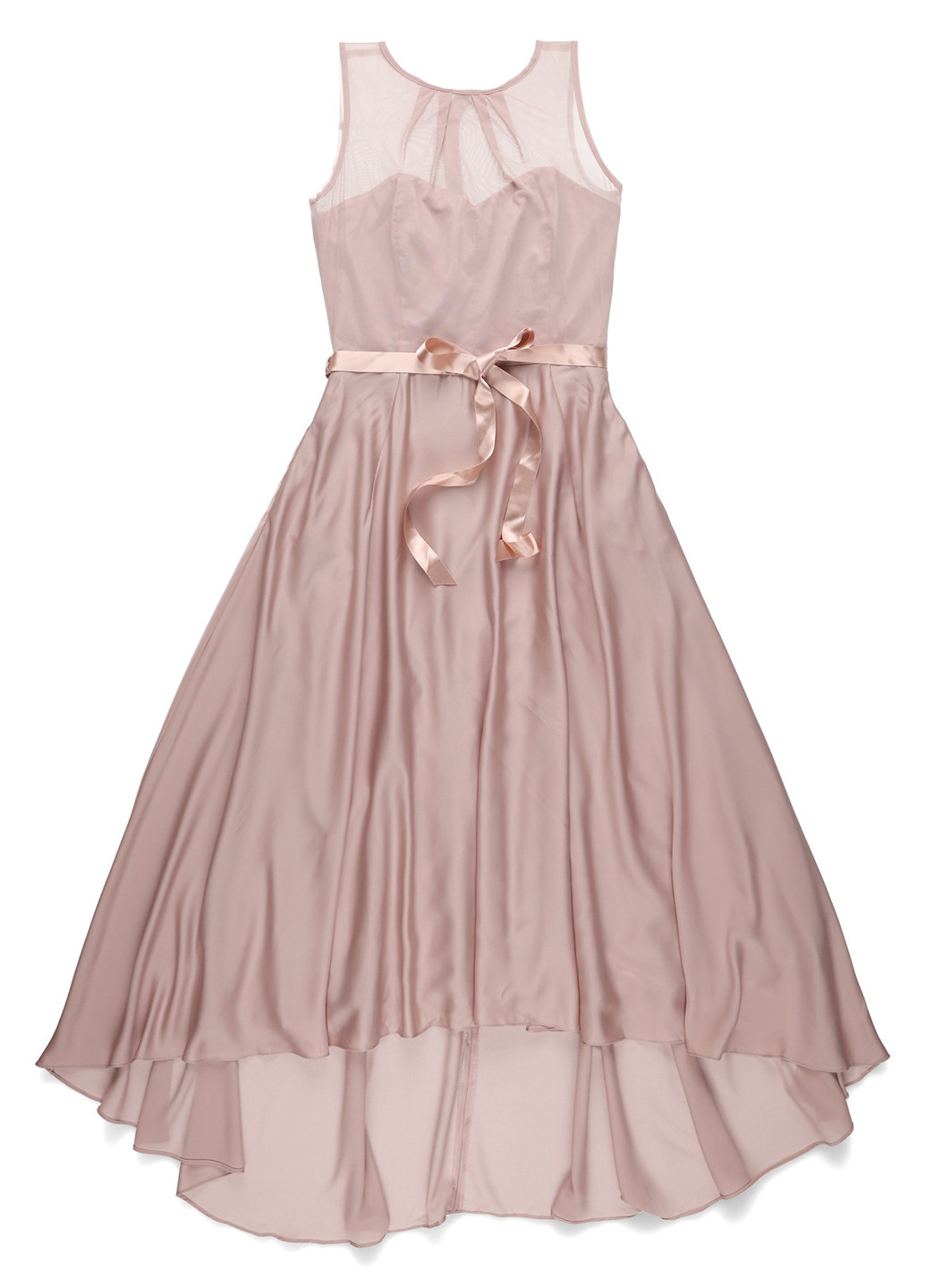 Світло-рожева коктейльна сукня Swing однотонна