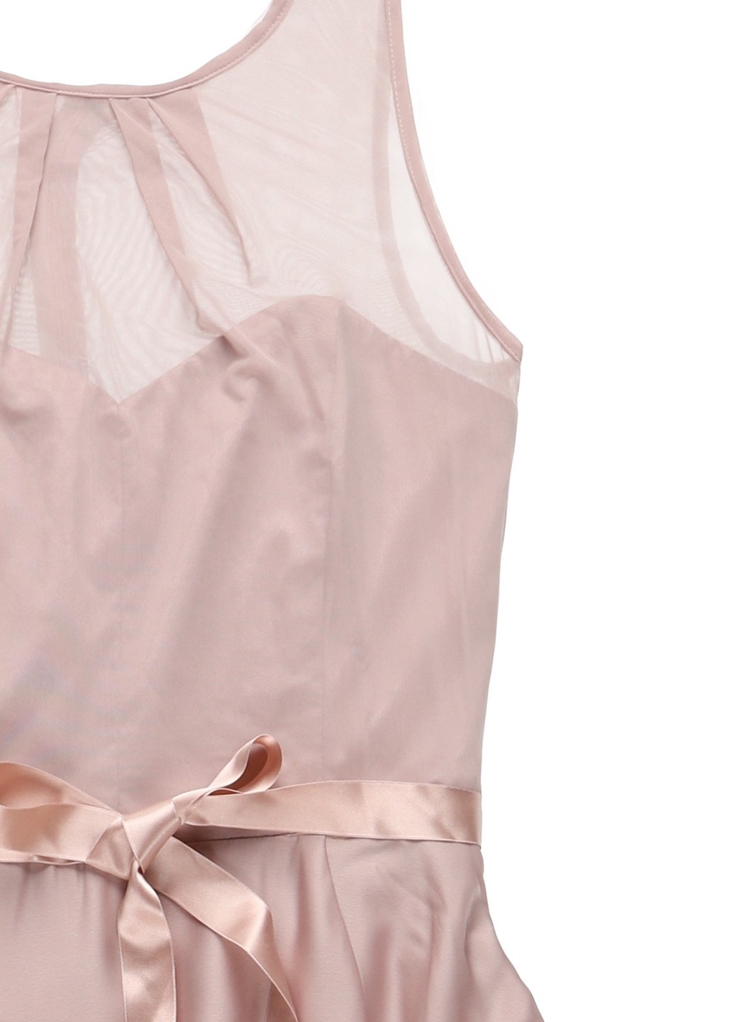 Світло-рожева коктейльна сукня Swing однотонна