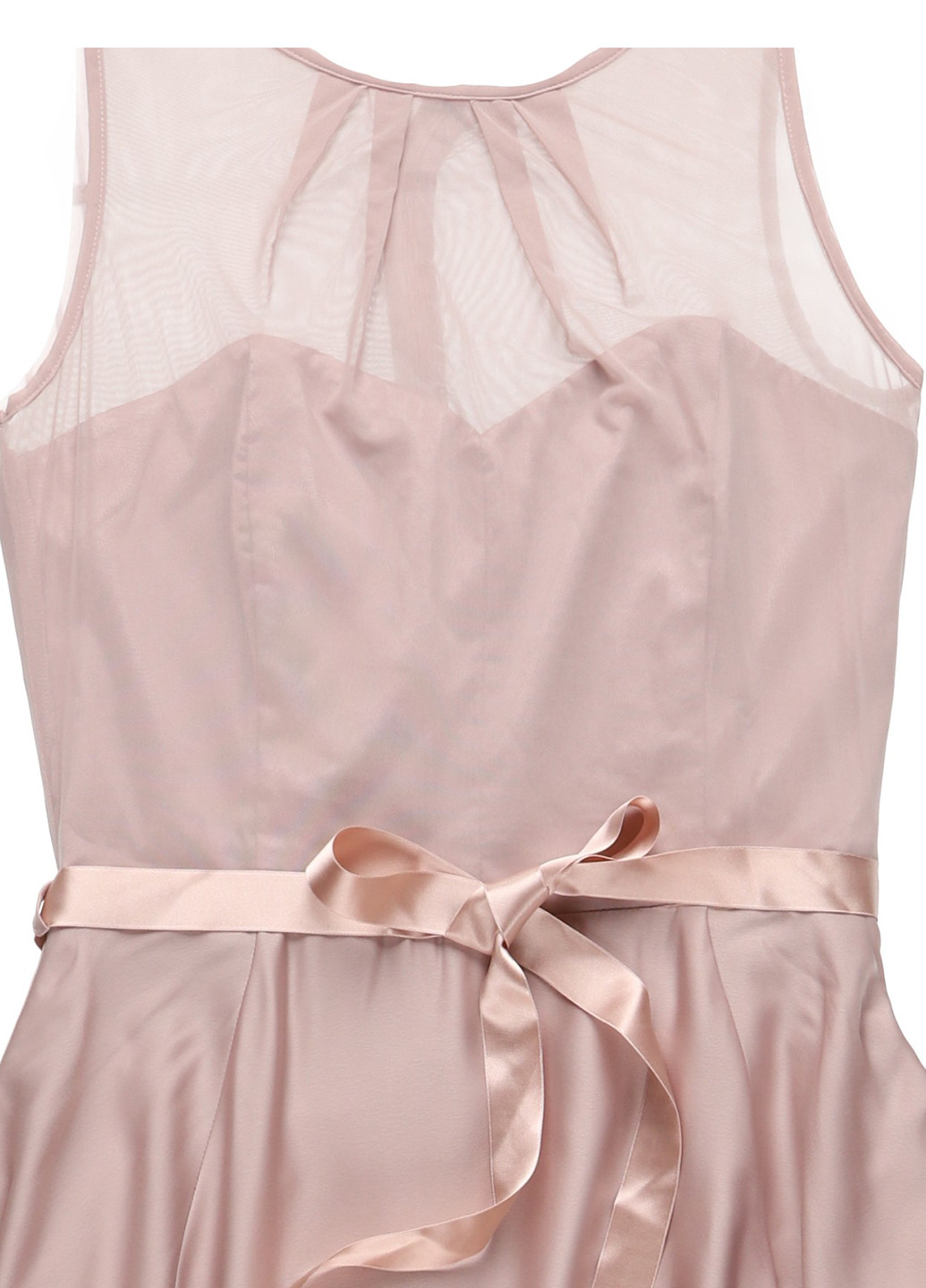 Світло-рожева коктейльна сукня Swing однотонна