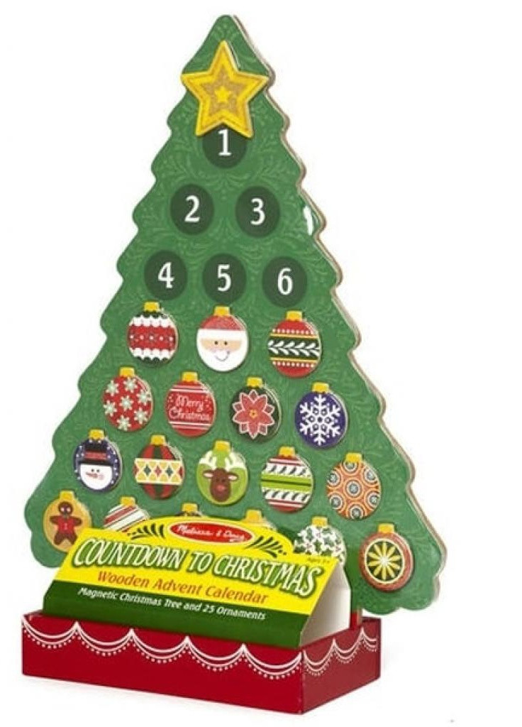 Ігровий набір Новорічний дерев'яний магнітний календар (MD13571) Melissa&Doug (202373961)
