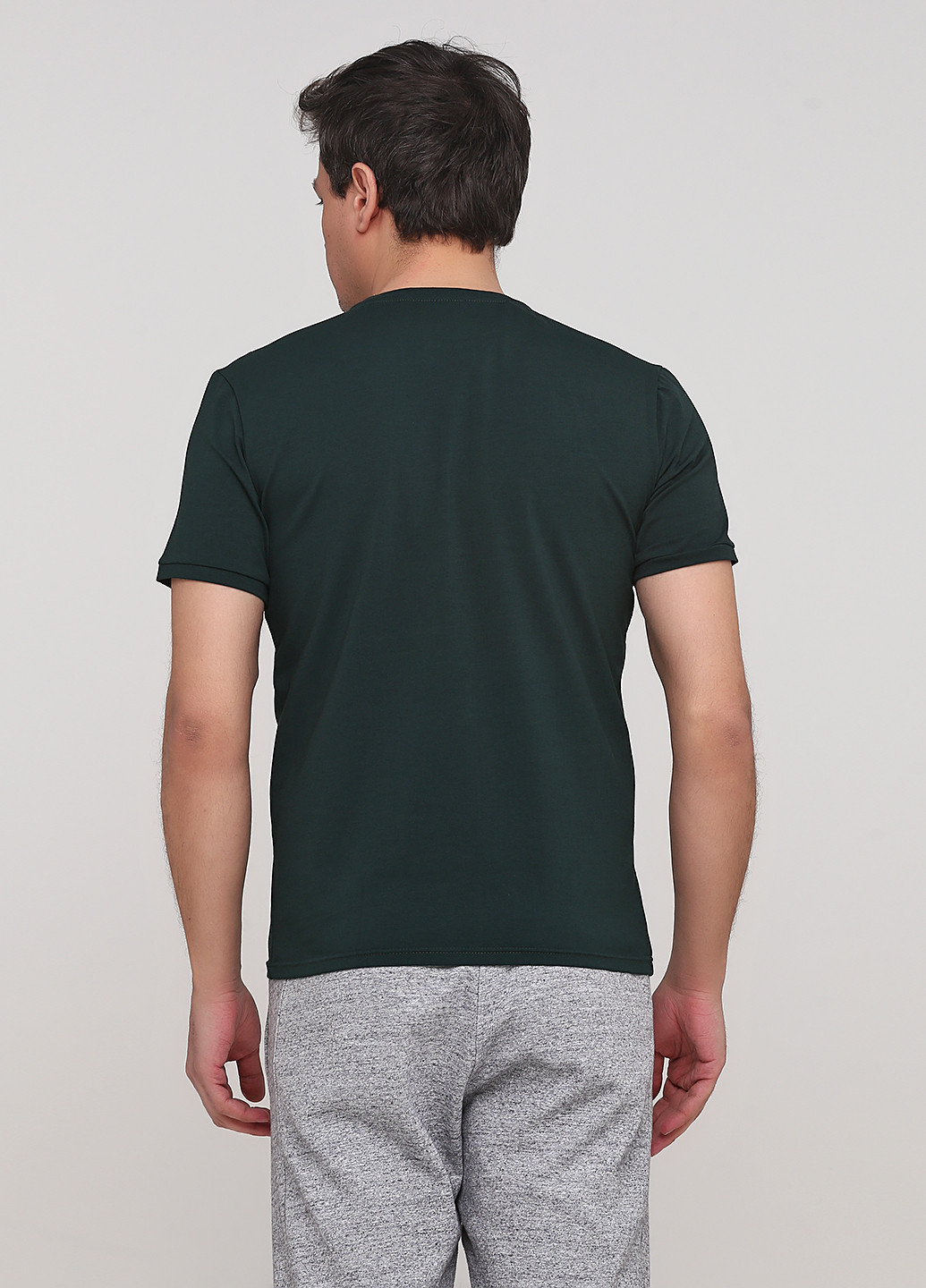 Темно-зеленая футболка мужская 19м440-24 Malta