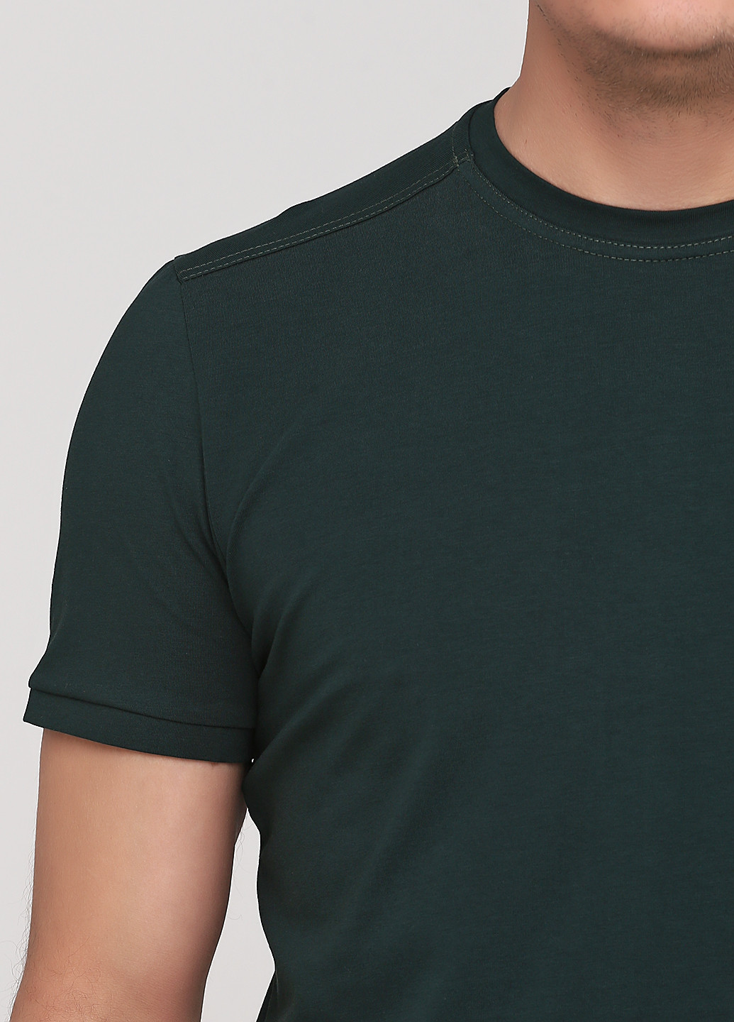 Темно-зелена футболка чоловіча 19м440-24 Malta