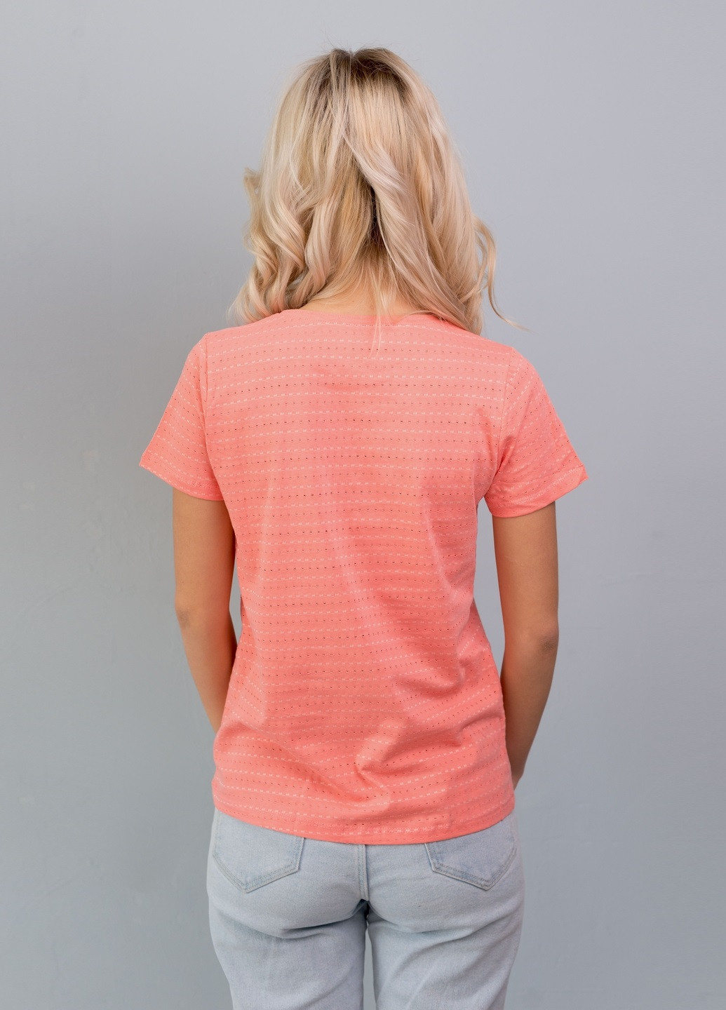 Коралловая всесезон футболка женская Наталюкс 87-2326