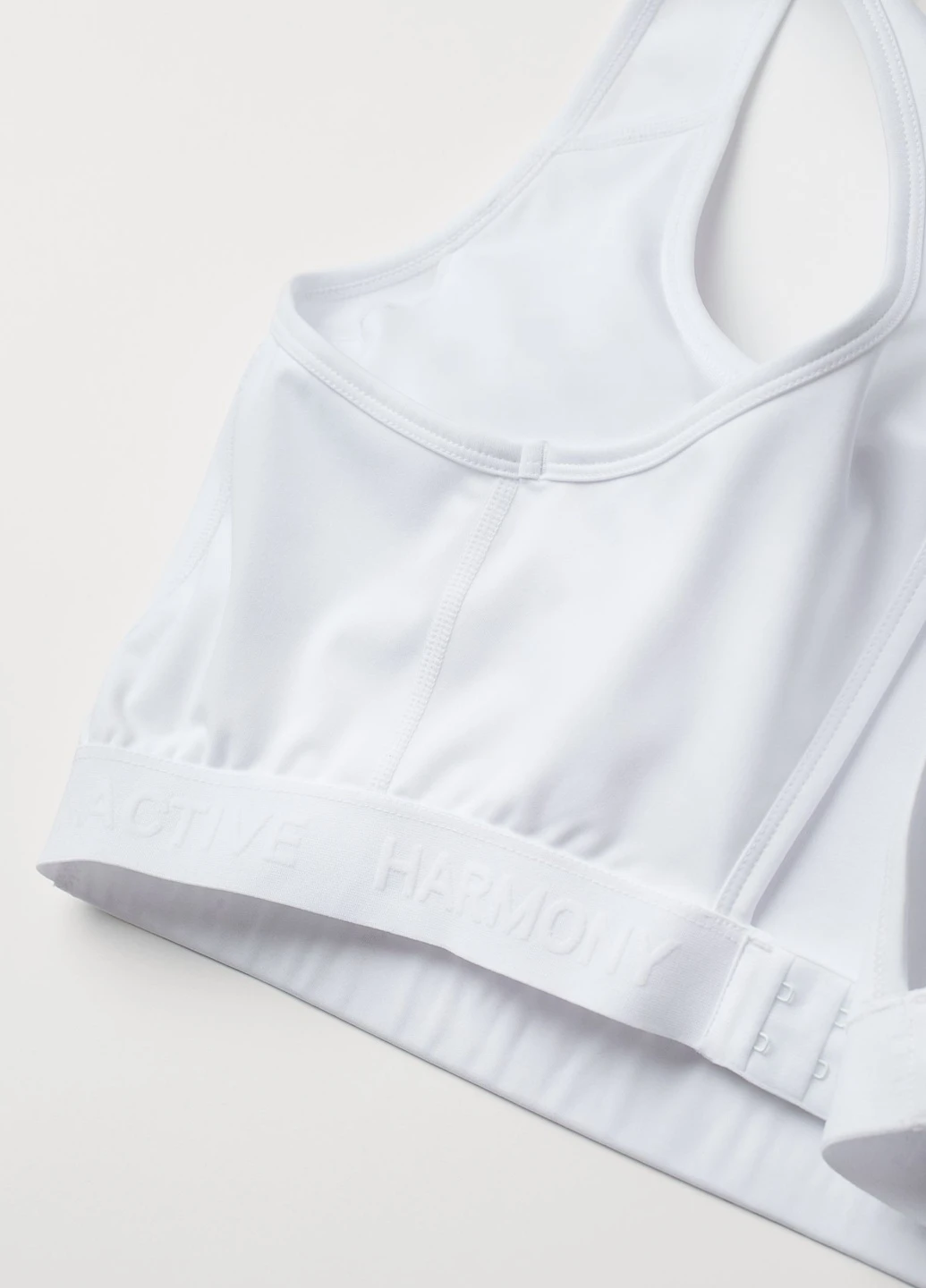 Білий бюстгальтер спортивний H&M