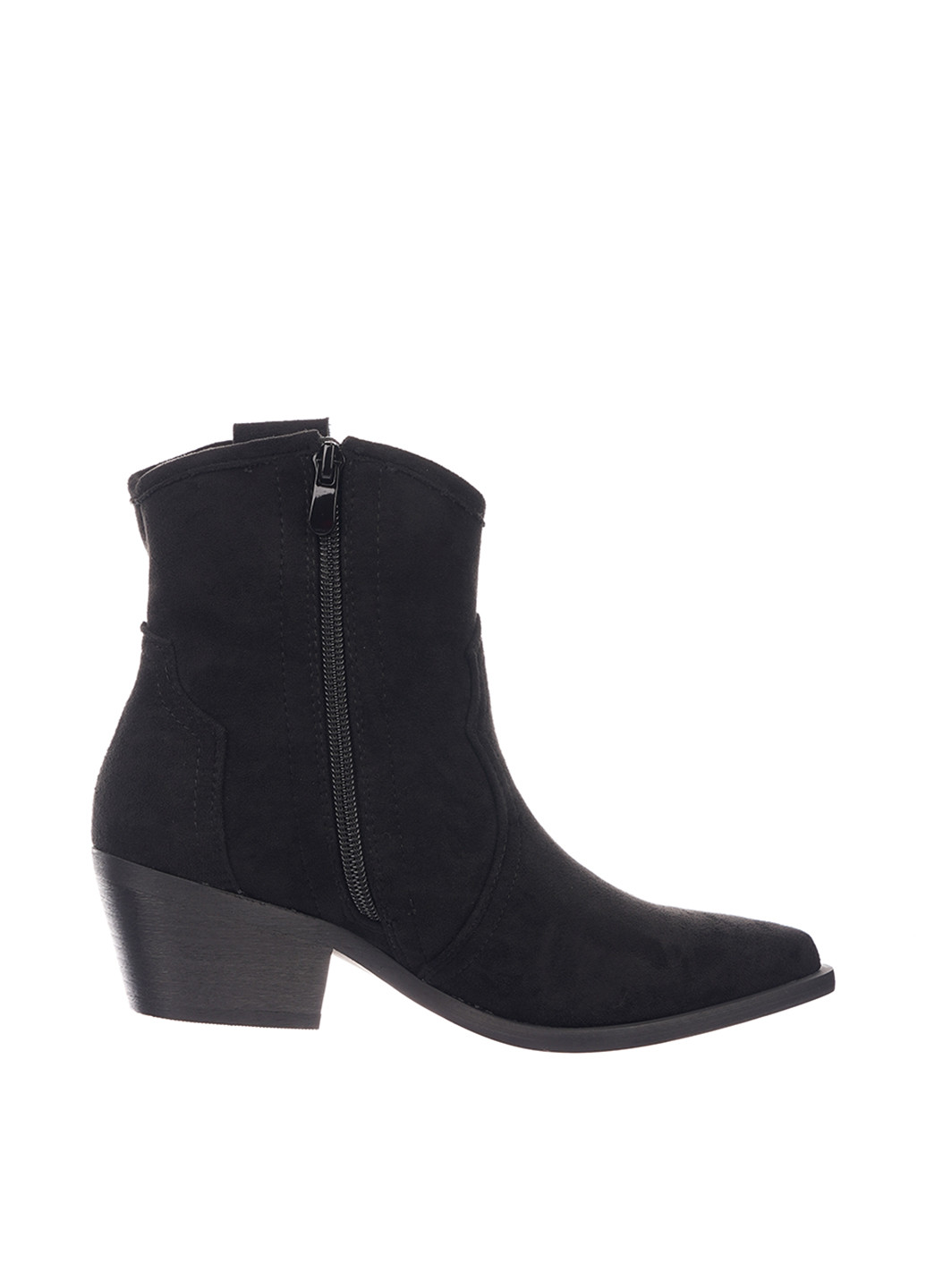 Осенние ботинки казаки UTRAND плетение из искусственной замши