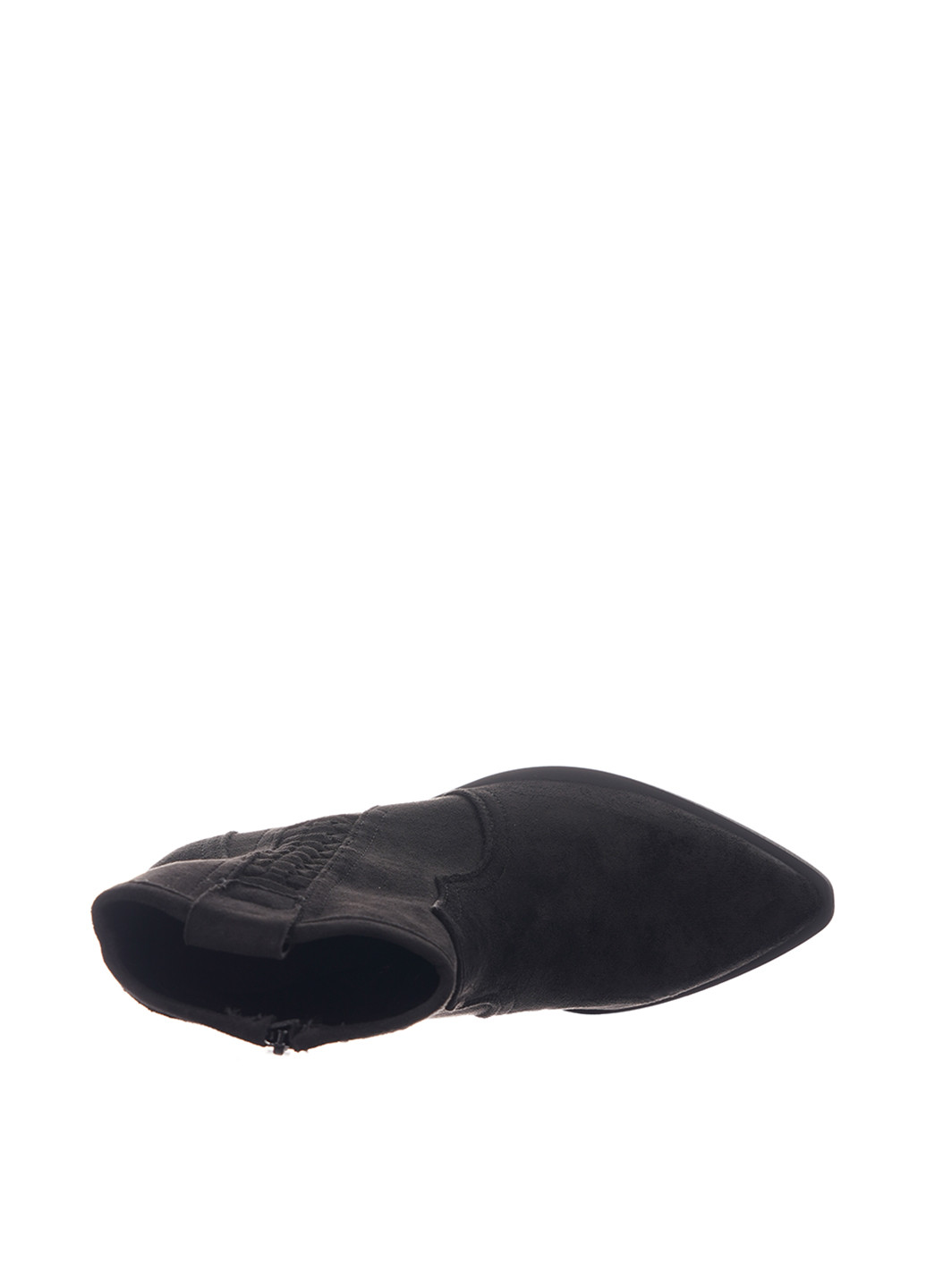 Осенние ботинки казаки UTRAND плетение из искусственной замши