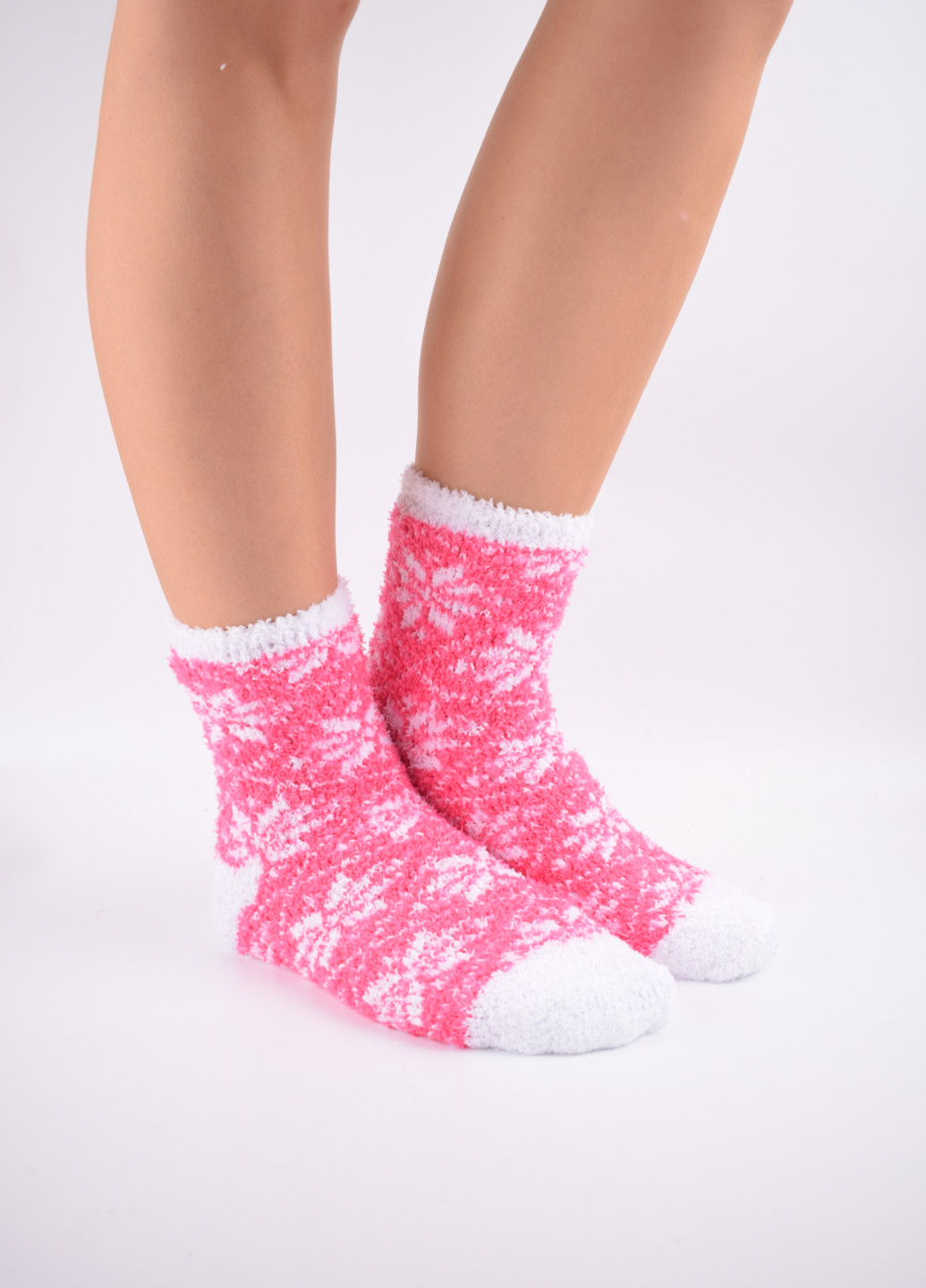Новорічні шкарпетки з "травки" Корона 3025 абстрактні комбіновані повсякденні