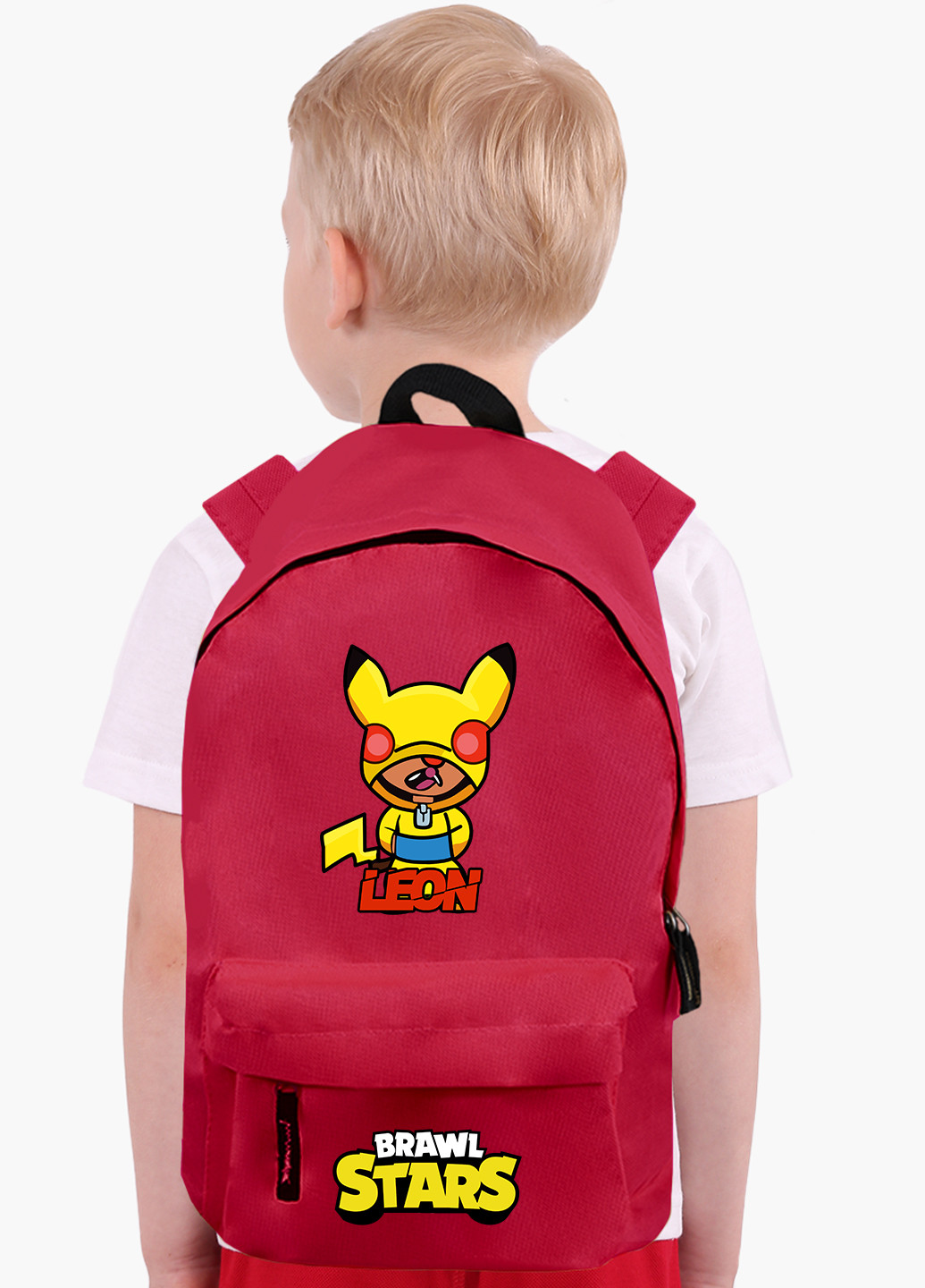 Детский рюкзак Леон Пікачу Бравл Старс (Leon Pikachu Brawl Stars) (9263-2601) MobiPrint (217832347)