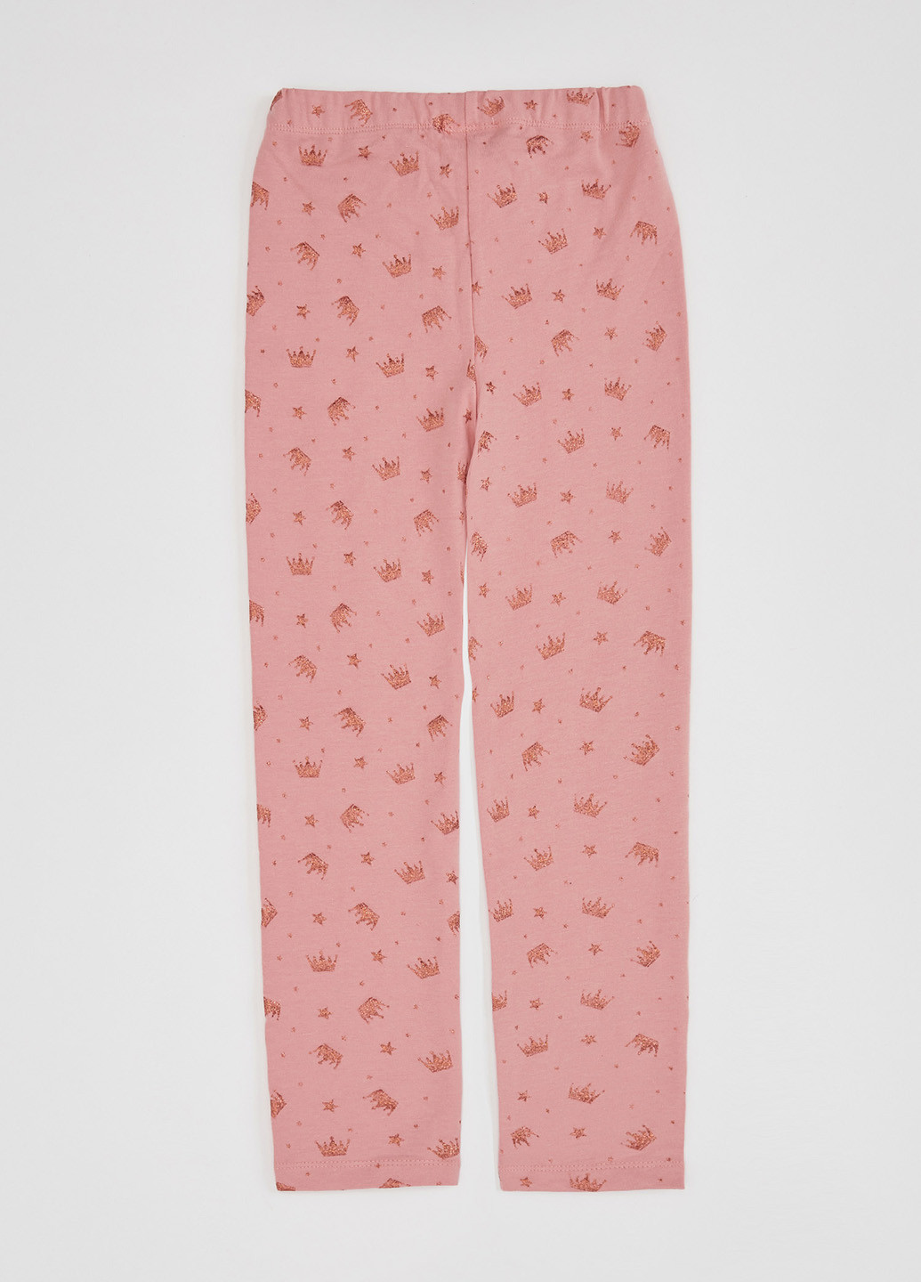 Светло-розовые домашние демисезонные прямые брюки DeFacto