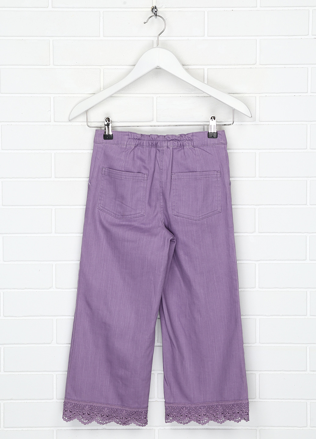Сиреневые джинсовые летние прямые брюки C&A