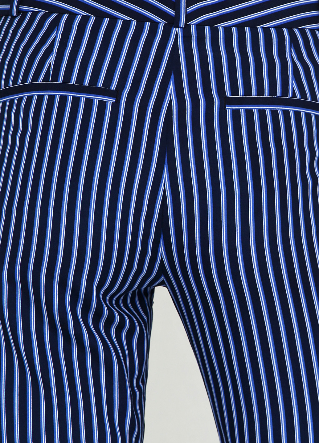 Темно-синие кэжуал демисезонные прямые брюки Banana Republic