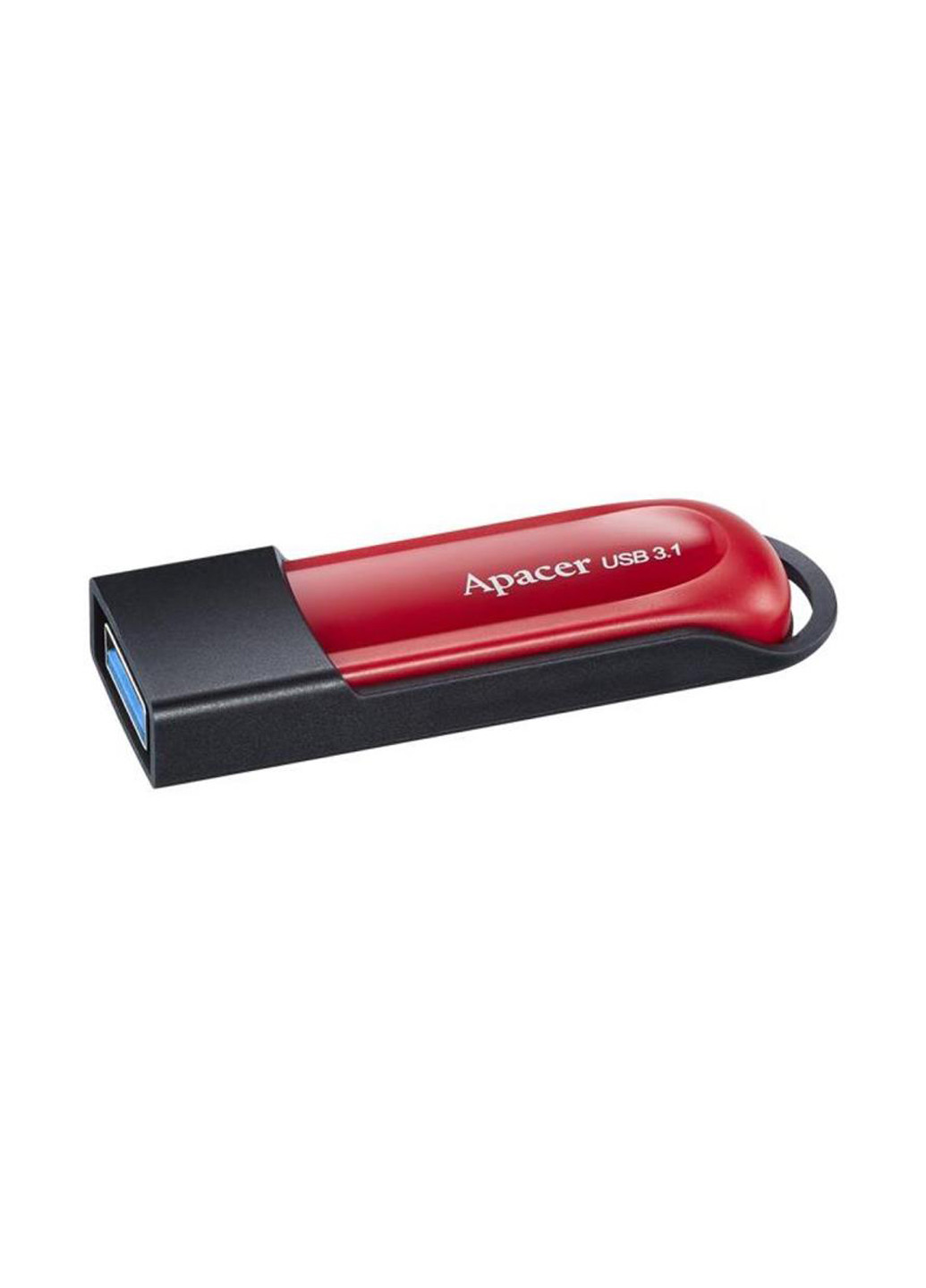 Флеш пам'ять USB AH25A 32GB USB 3.1 Red / Black (AP32GAH25AB-1) Apacer флеш память usb apacer ah25a 32gb usb 3.1 red/black (ap32gah25ab-1) (135165442)
