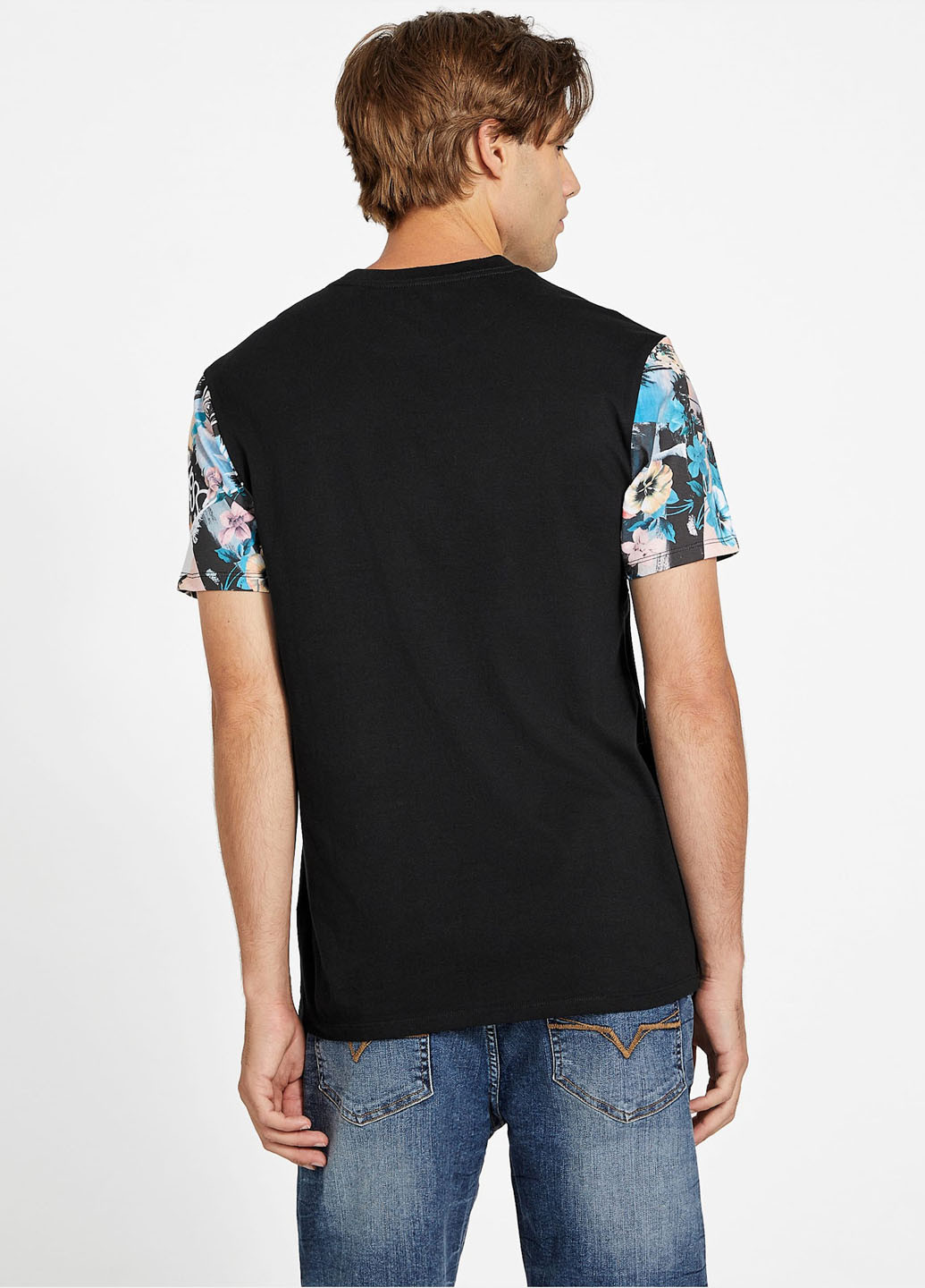 Комбинированная футболка Guess