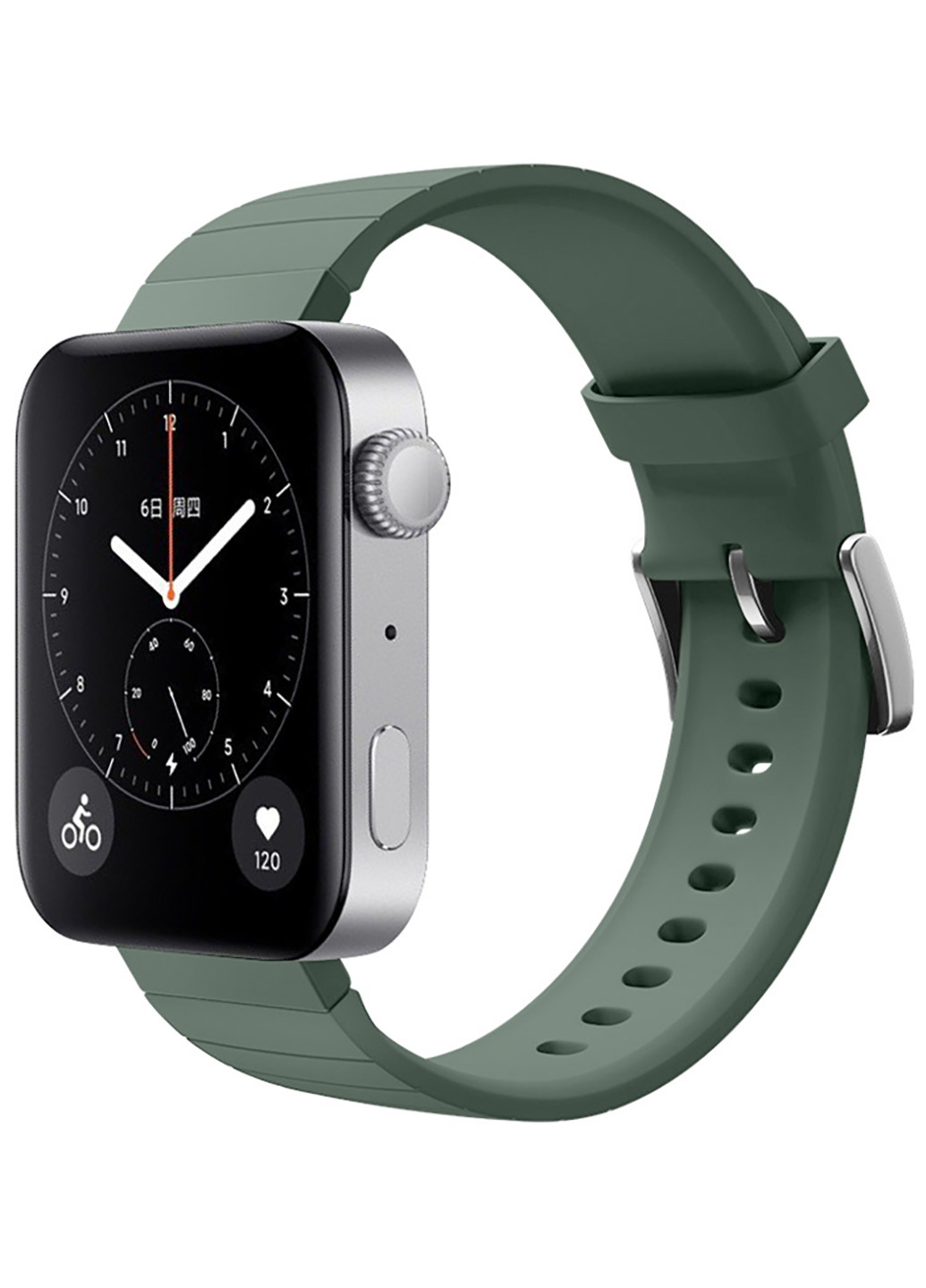 Силиконовый ремешок для Xiaomi Mi Watch Pine Green (704517) BeCover (194946849)