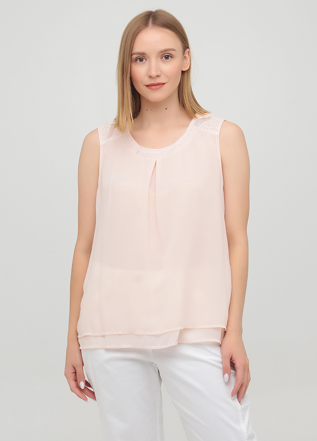Світло-рожева літня блуза Heine