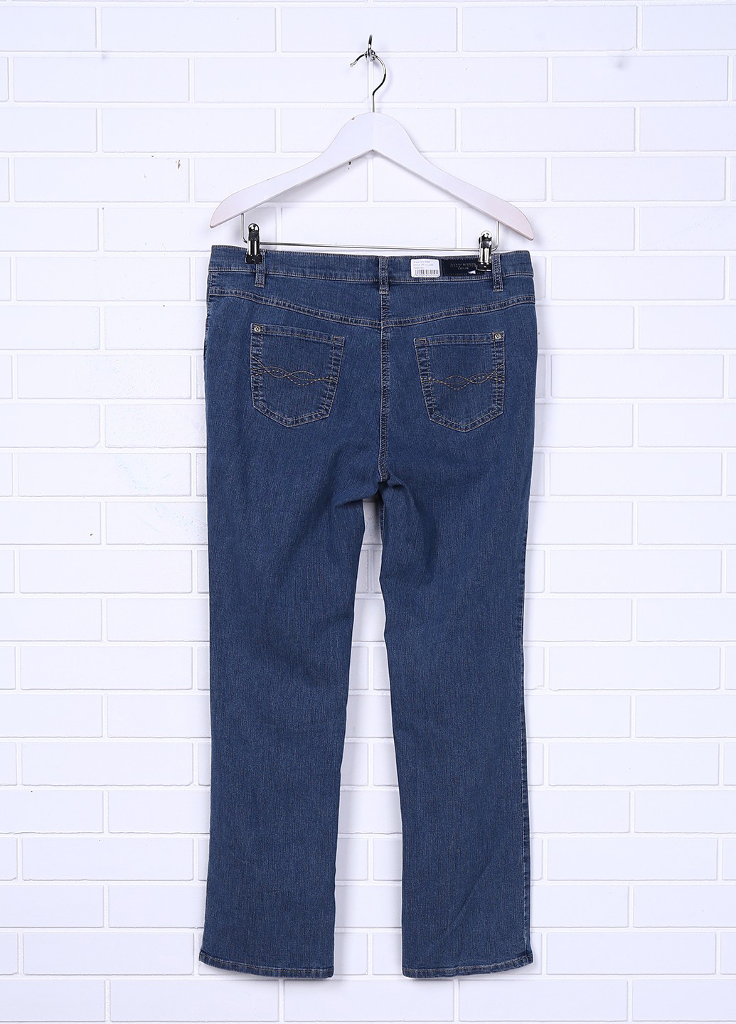 Джинси Gerry Weber прямі однотонні сині джинсові бавовна