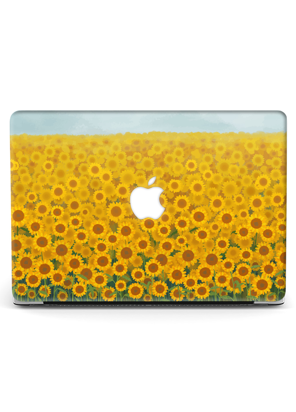 Чехол пластиковый для Apple MacBook Air 13 A1466 / A1369 Поле подсолнухов (Sunflower field) (6351-2358) MobiPrint (218857895)