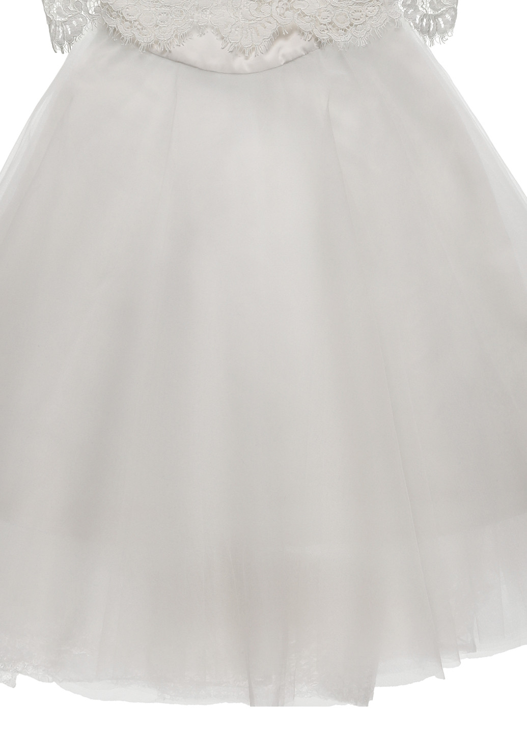 Белое вечернее, коктейльное платье клеш Derhy однотонное