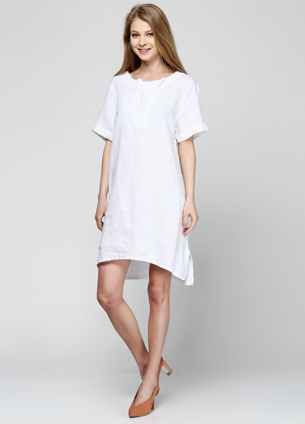 Білий кежуал сукня Made in Italy