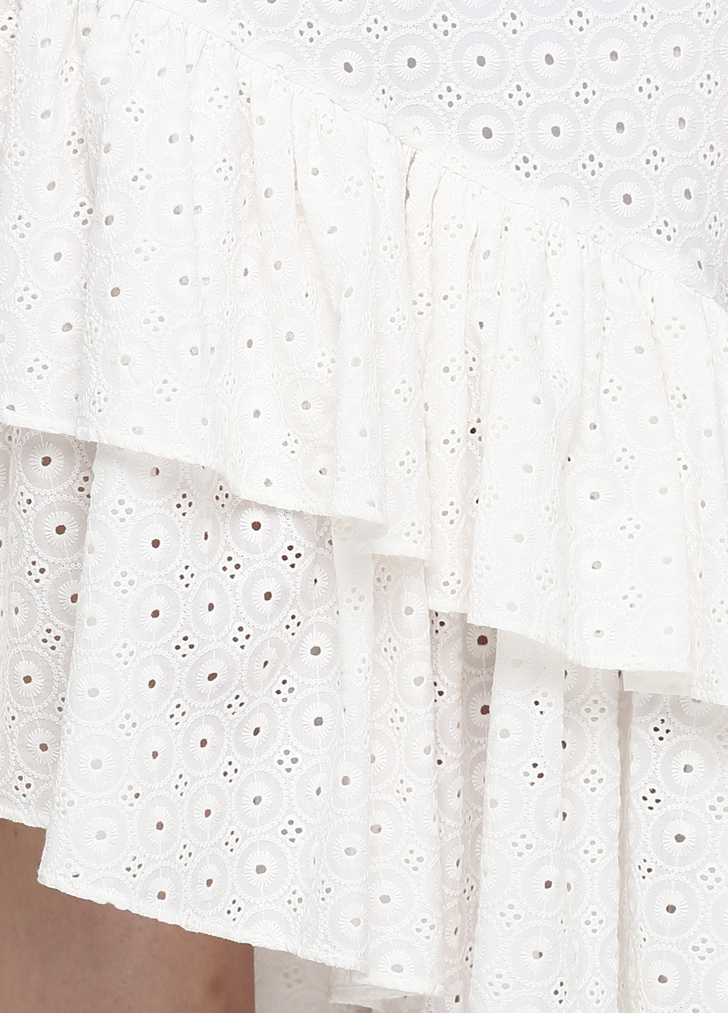 Белая кэжуал однотонная юбка Uterque годе