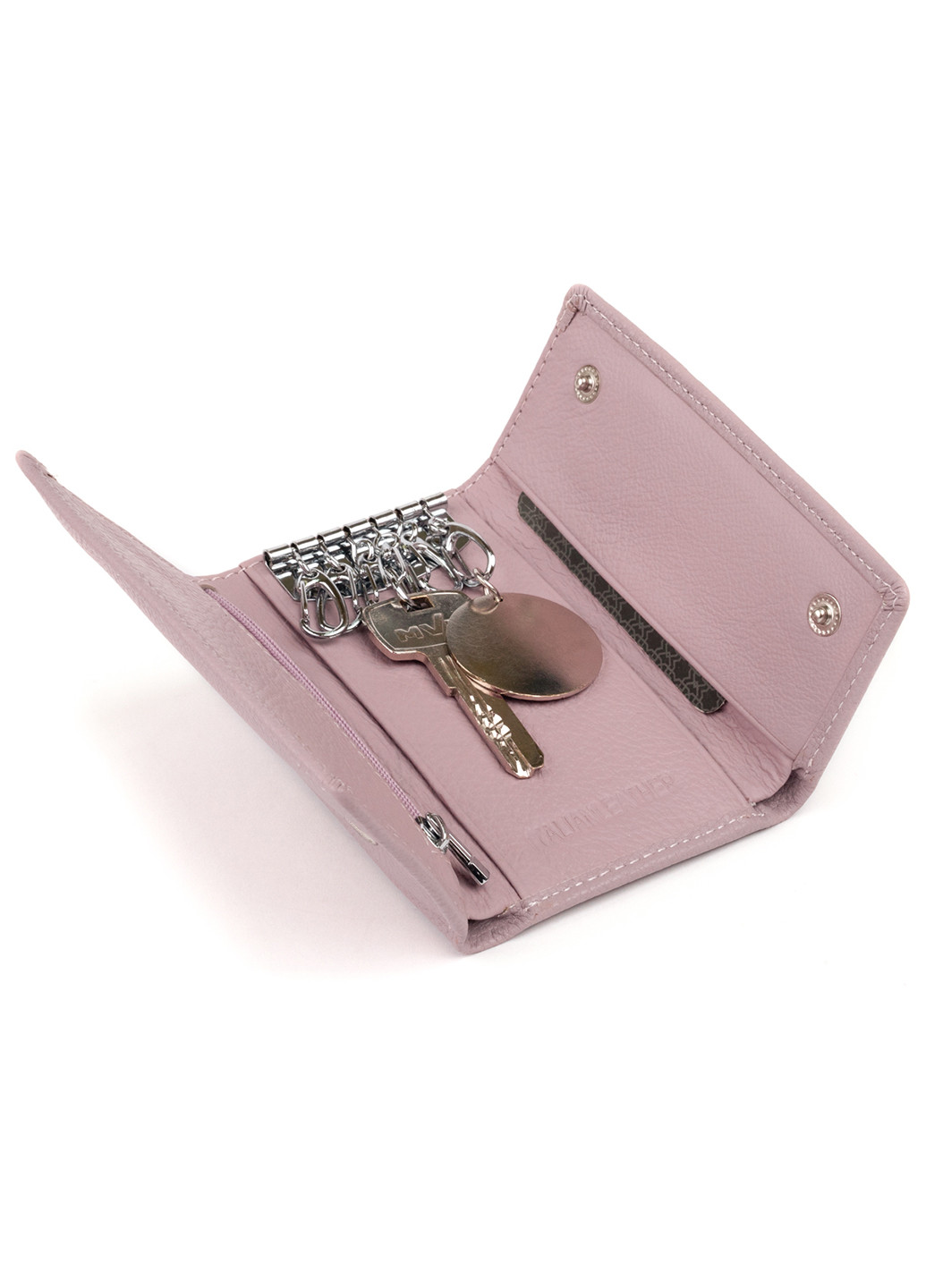 Женский кожаный кошелек-ключница 12,3х7,3х1 см st leather (229458634)