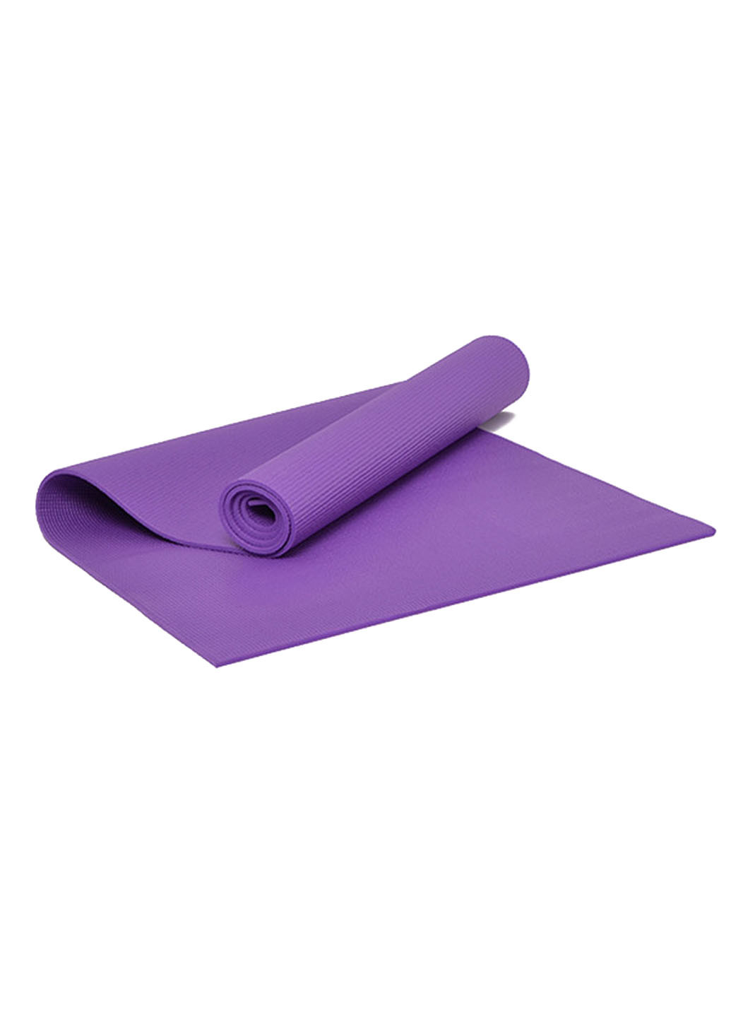 Коврик для йоги и фитнеса (йога мат) ПВХ (PVC) 173х61см толщина 6мм фиолетовый EasyFit (237596284)