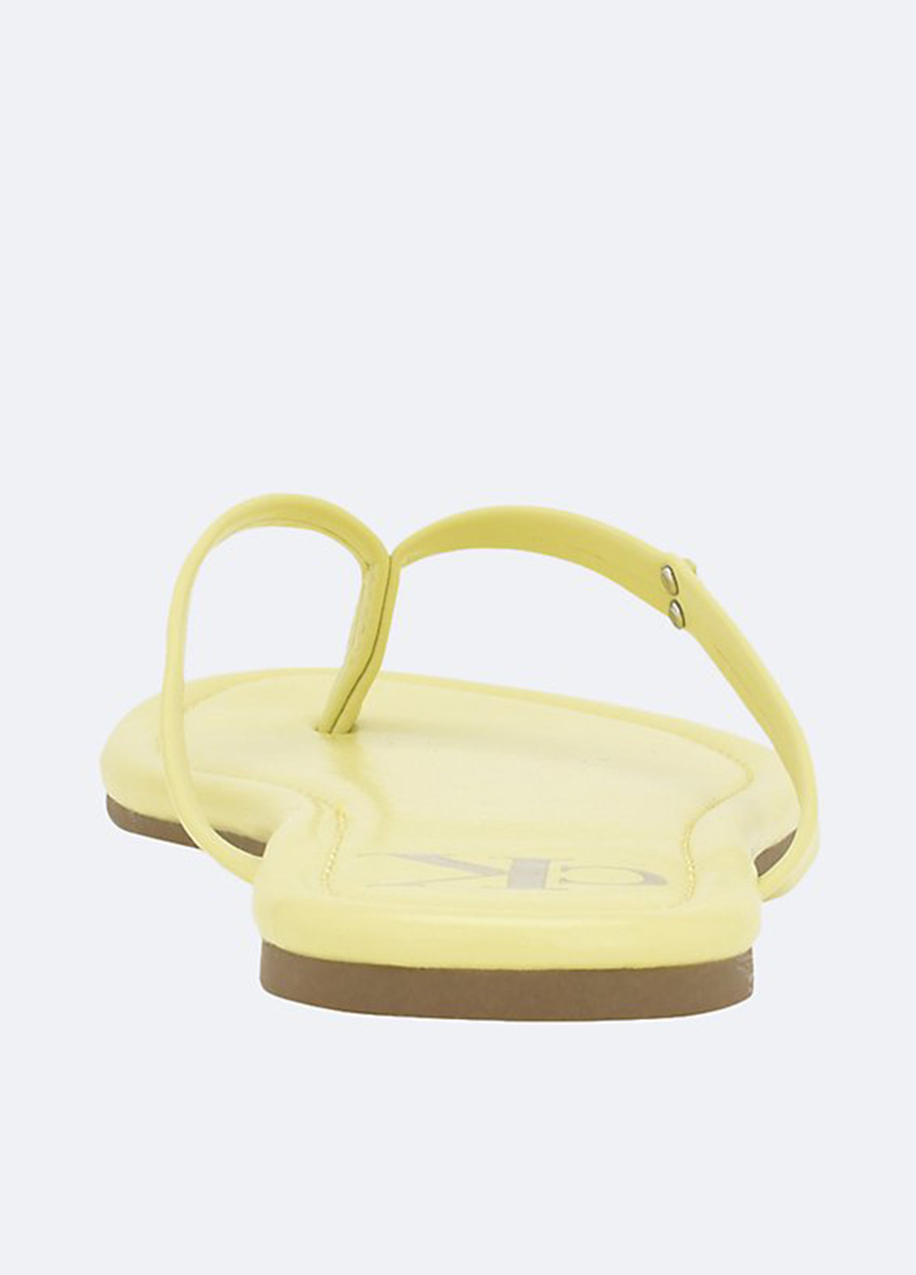 Желтые пляжные вьетнамки Calvin Klein